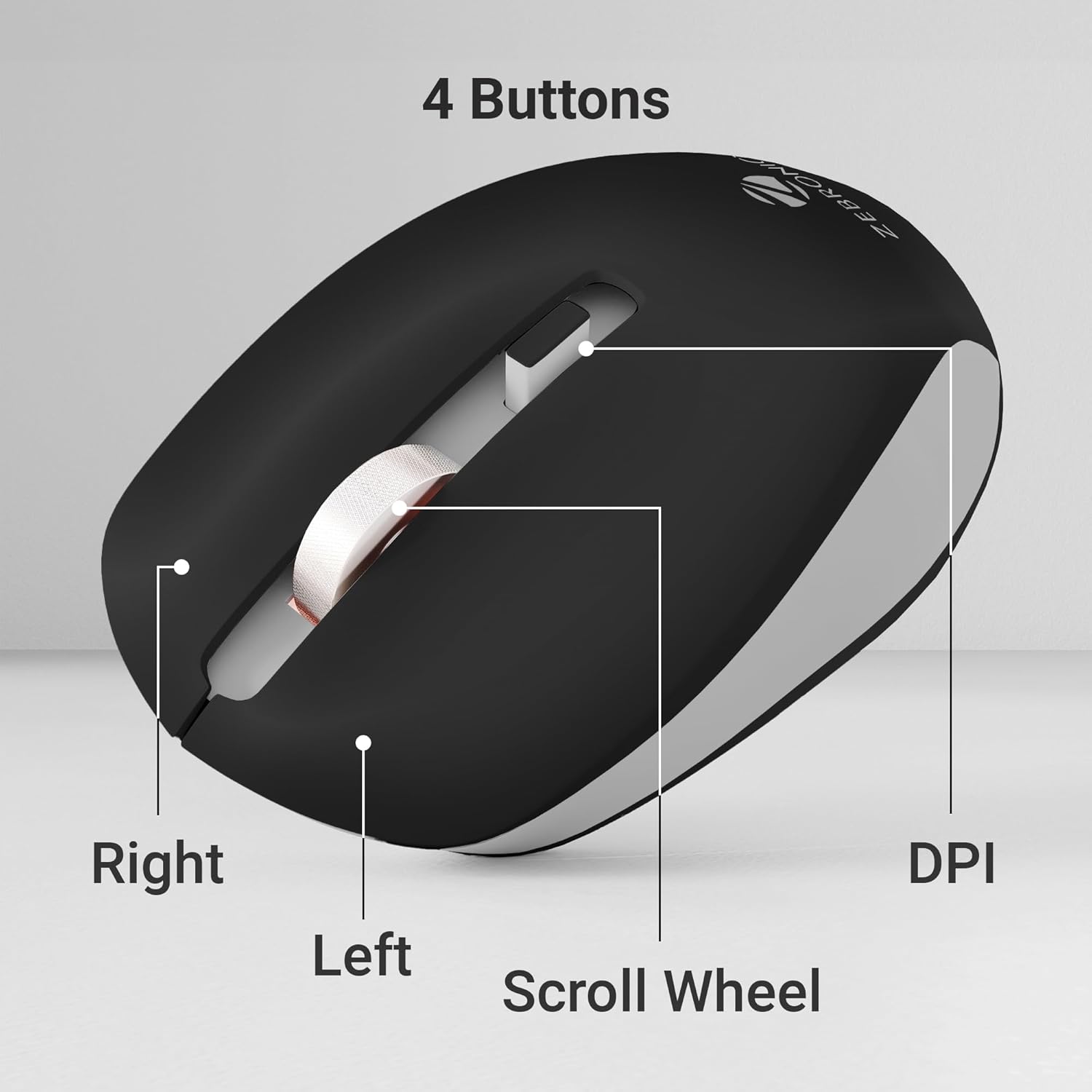 Zebronics Zeb-Power Plus USB Optical Mouse