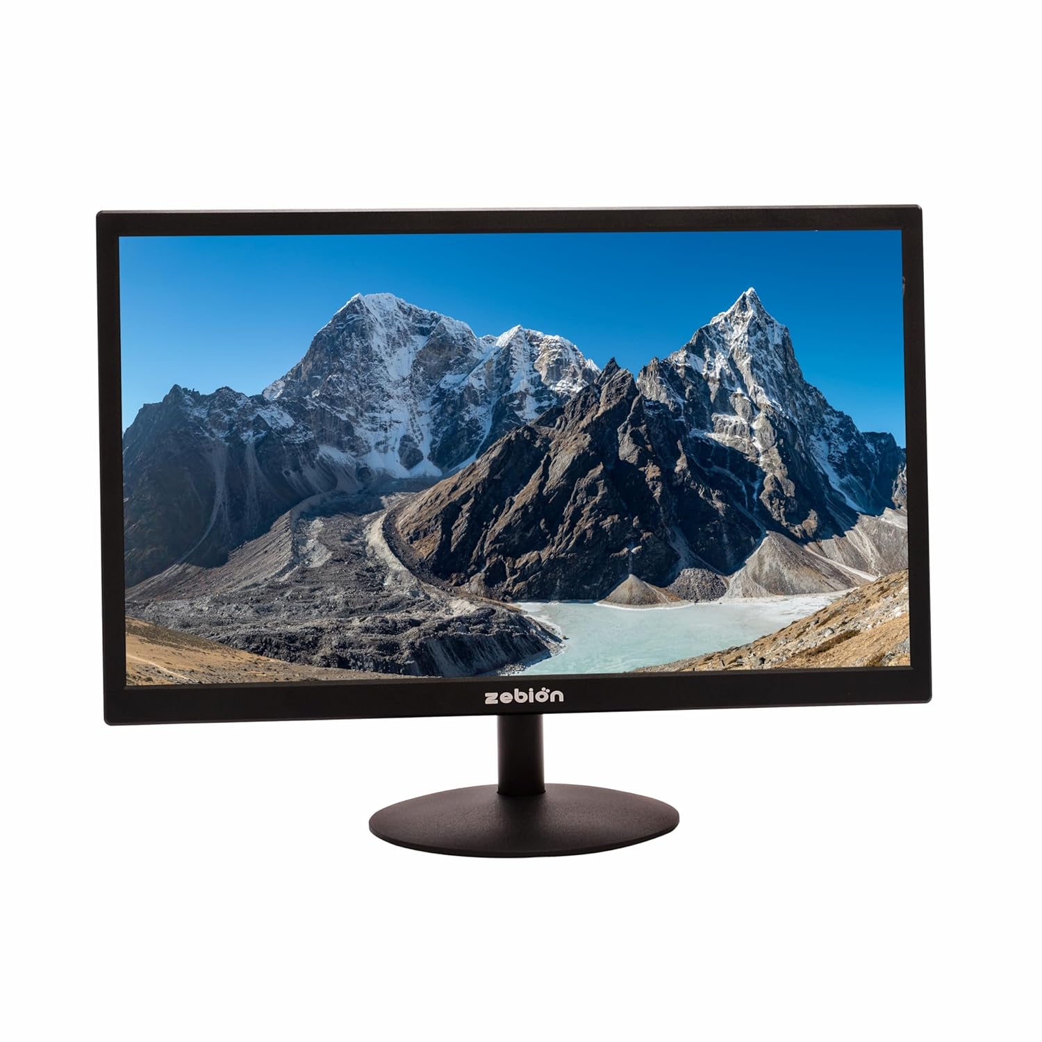 Zebion 20HD 20 Inch (50.8 Cm) Wide Led Monitor with Supporting Hdmi, Vga Input, Resolution 1600 X 900 Pixels, 17M Colors, Glossy Panel, Slim Design and Durable Body, Wall Mountable (Black)