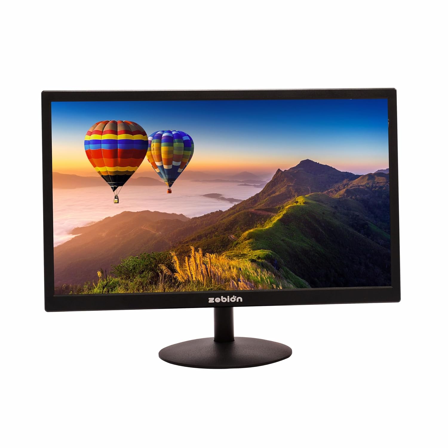 Zebion 24HD 24 Inch (60.96 Cm) Wide Led Monitor with Supporting Hdmi, Vga Input, Resolution 1920 X 1200 Pixels, 17M Colors, Glossy Panel, Slim Design and Durable Body (Black)