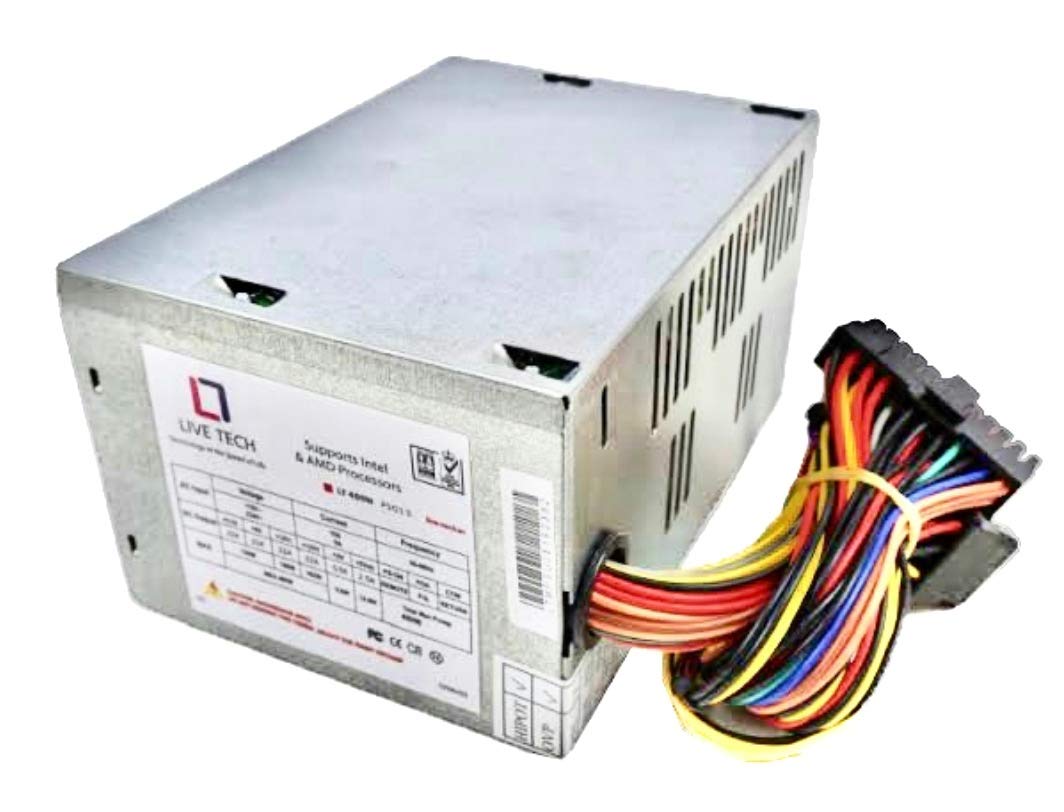 Live Tech 450 Watt Economic Series Power Supply Model PS450W (SMPS with 20+4 pin)