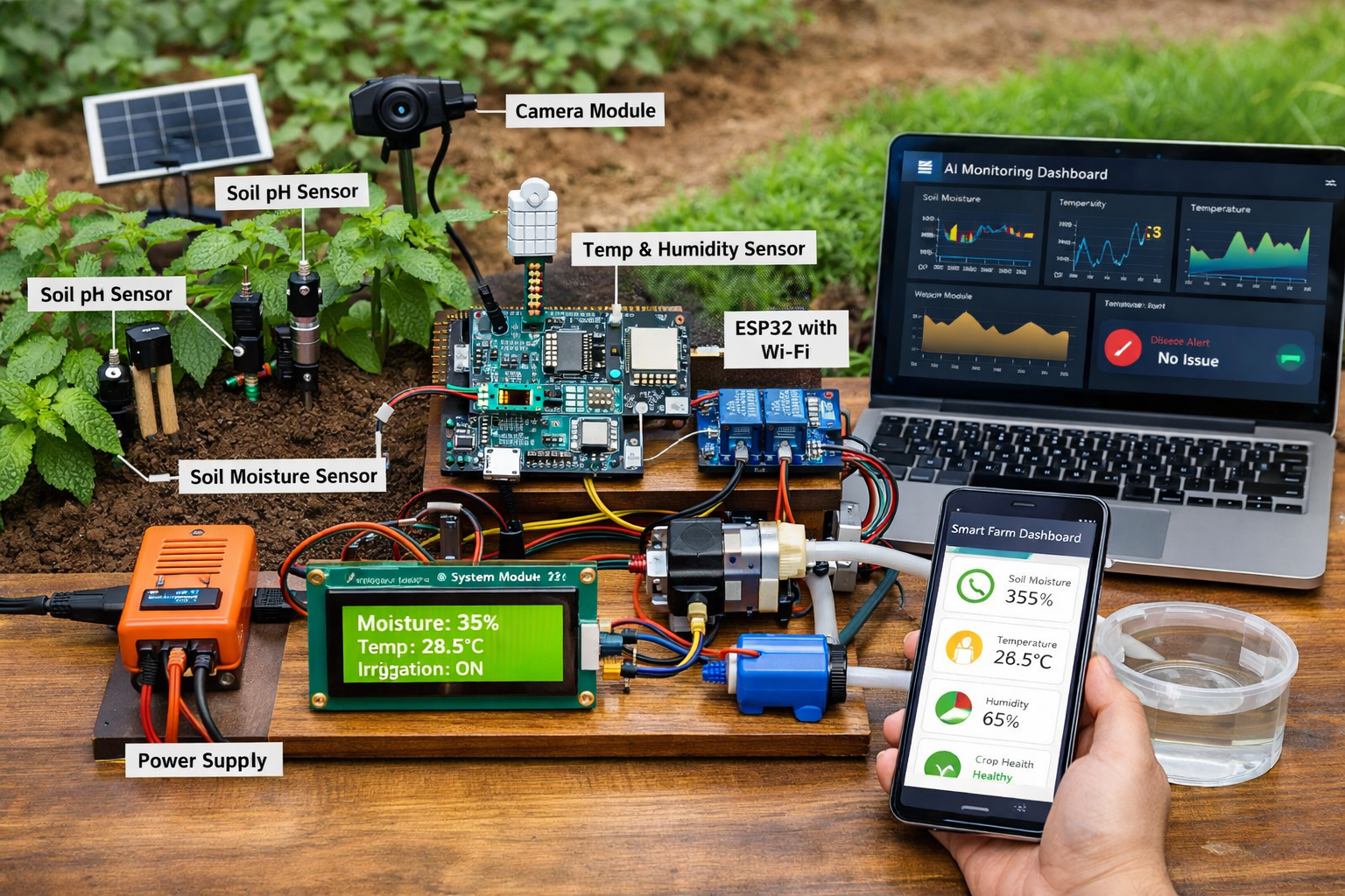 Smart Farm Monitoring System-REPORT