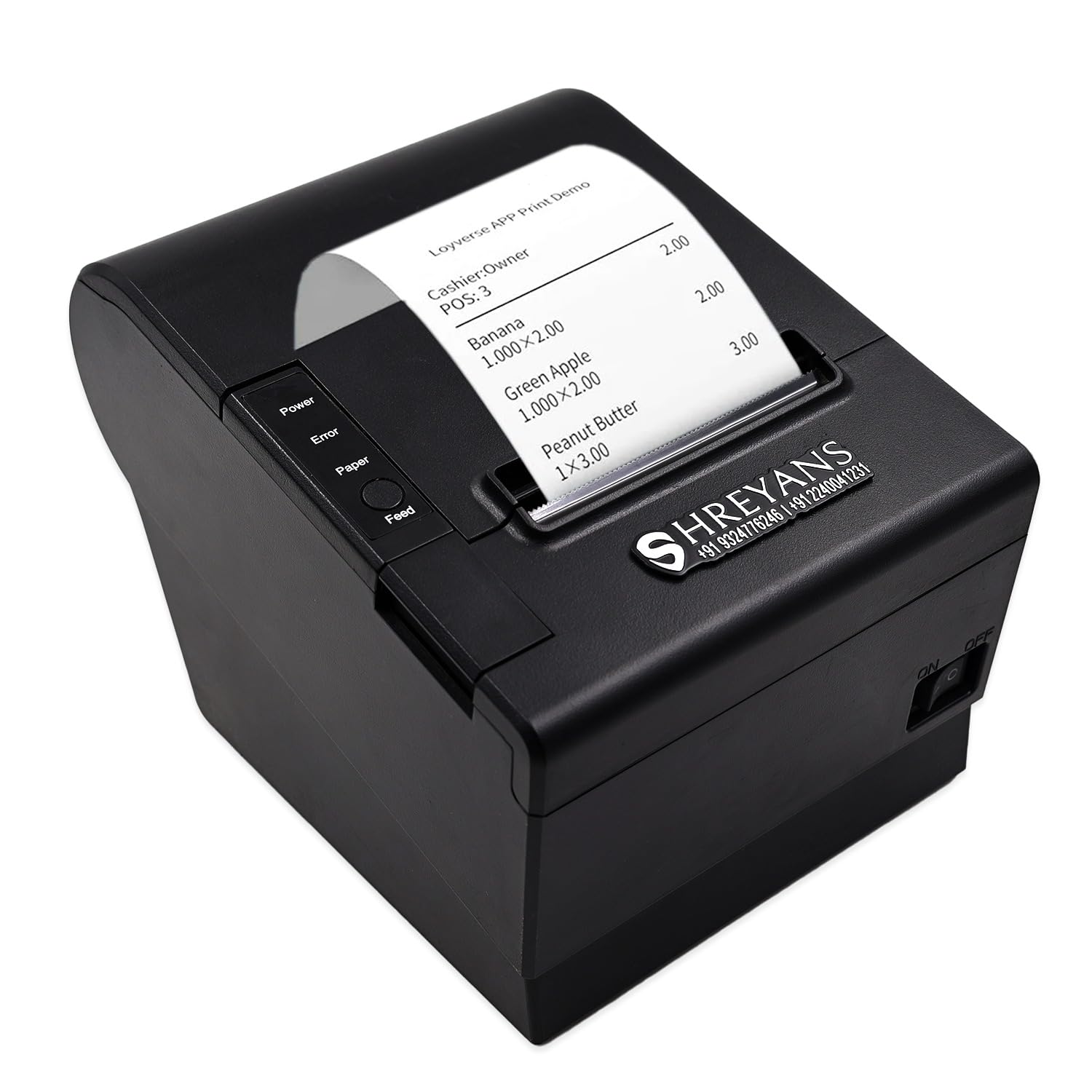 SHREYANS 80mm Thermal Receipt Printer with Auto Cutter