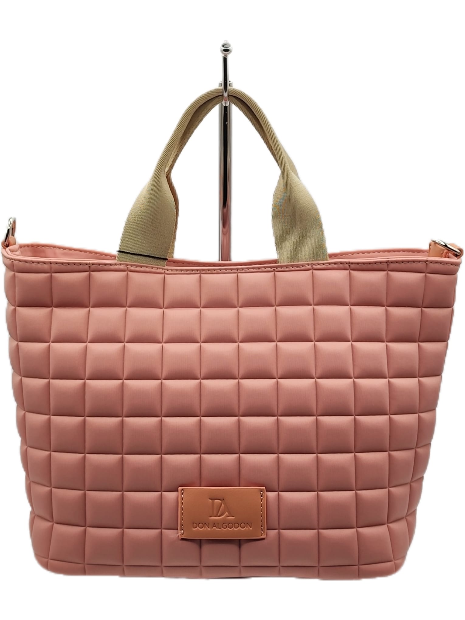 BOLSO DE MANO (DON ALGODÓN) C/B ROSA ref.15024