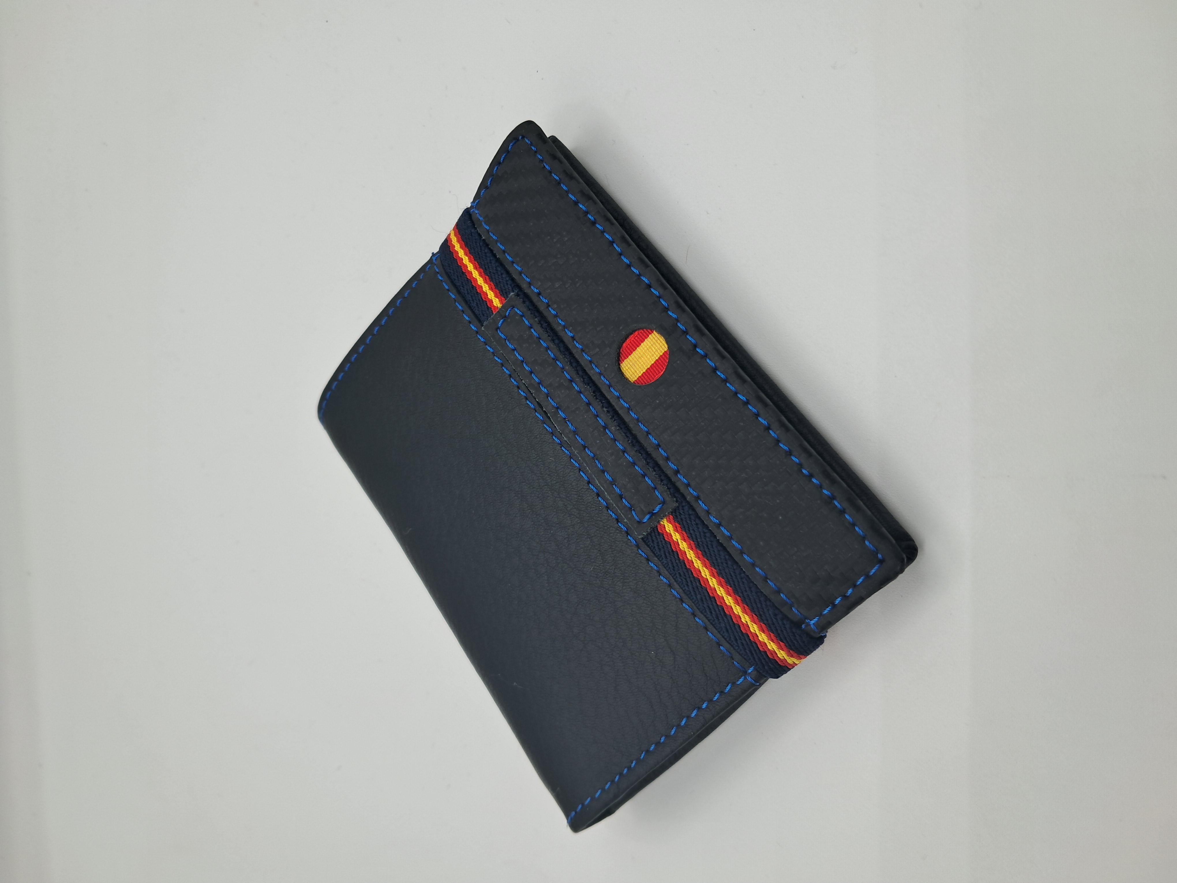 CARTERA HOMBRE (EMILIO FARAONI) PIEL VACUNO (AZUL) ref.15096
