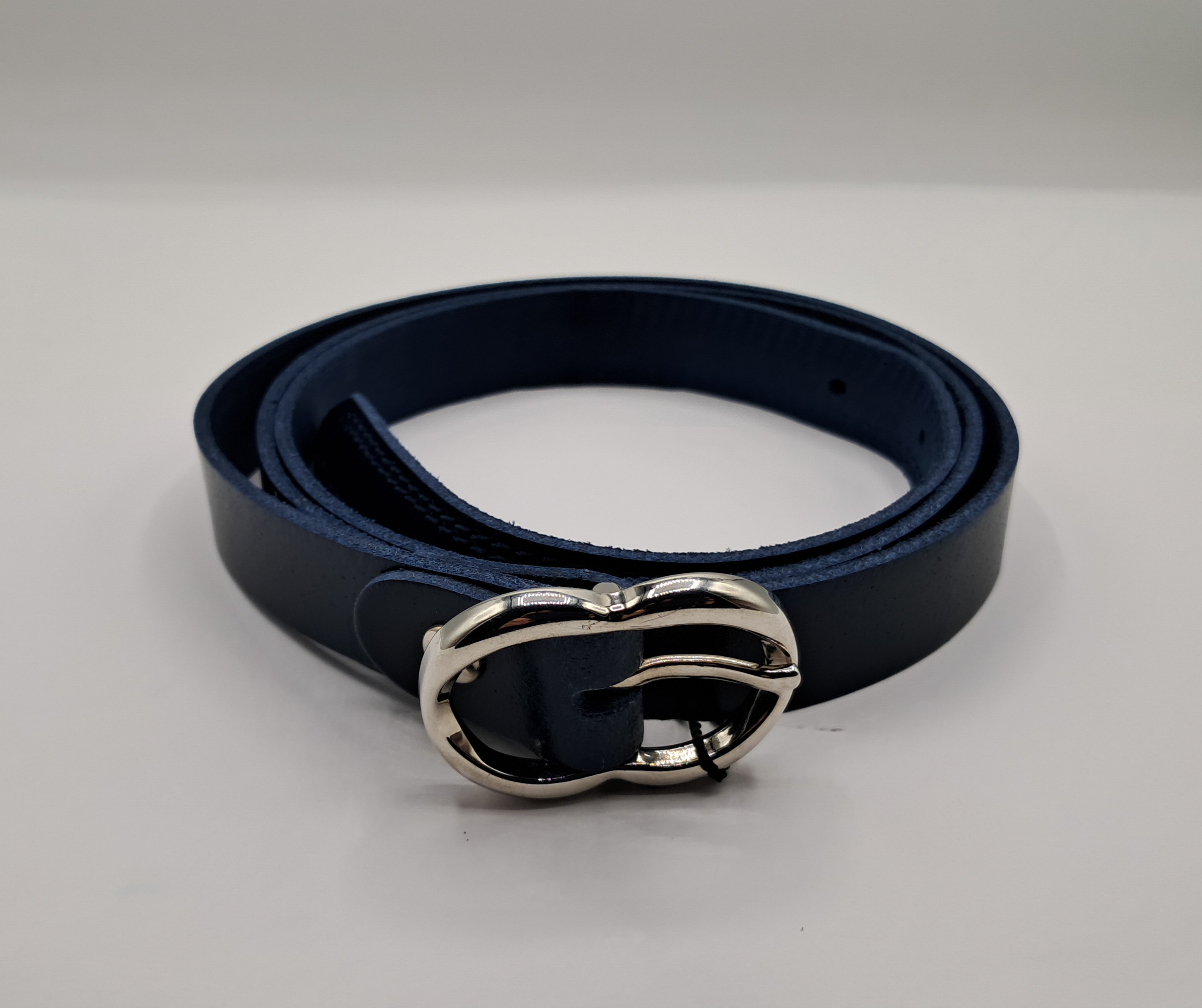 CINTURON MUJER (EMILIO FARAONI) PIEL AZUL ref.15116