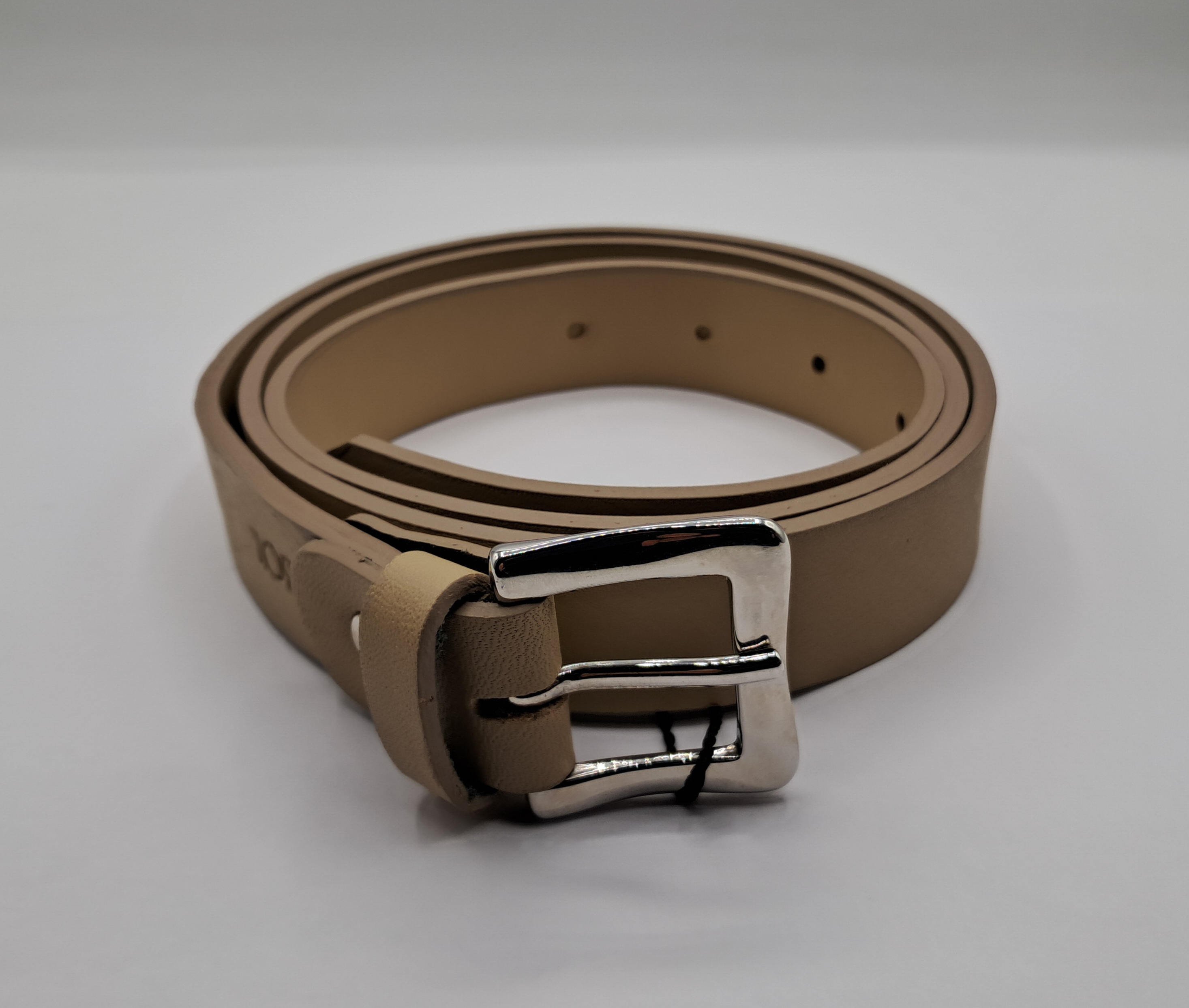 CINTURON MUJER (EMILIO FARAONI) PIEL BEIGE ref.15117