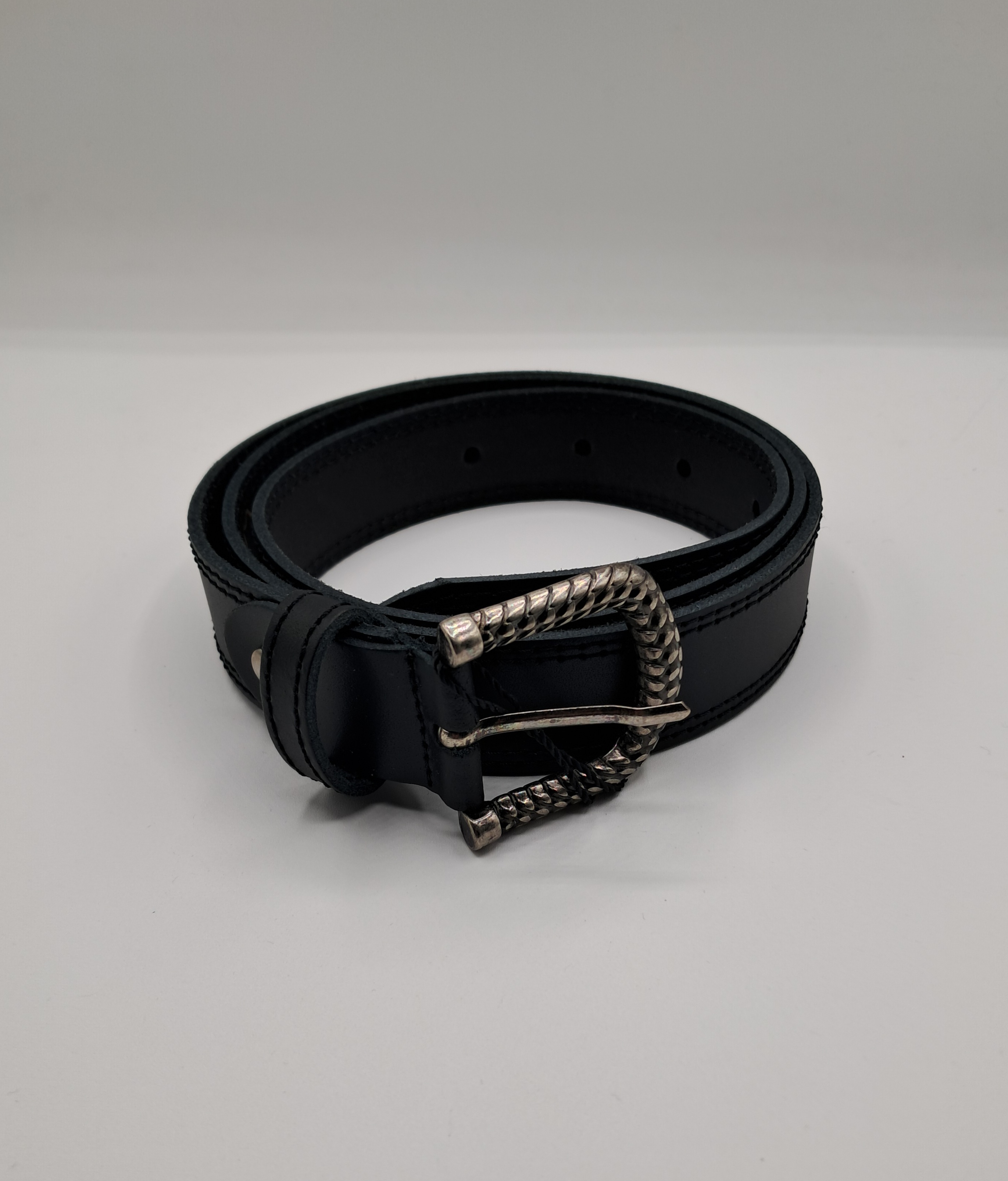 CINTURON MUJER (EMILIO FARAONI) PIEL NEGRO ref.15122