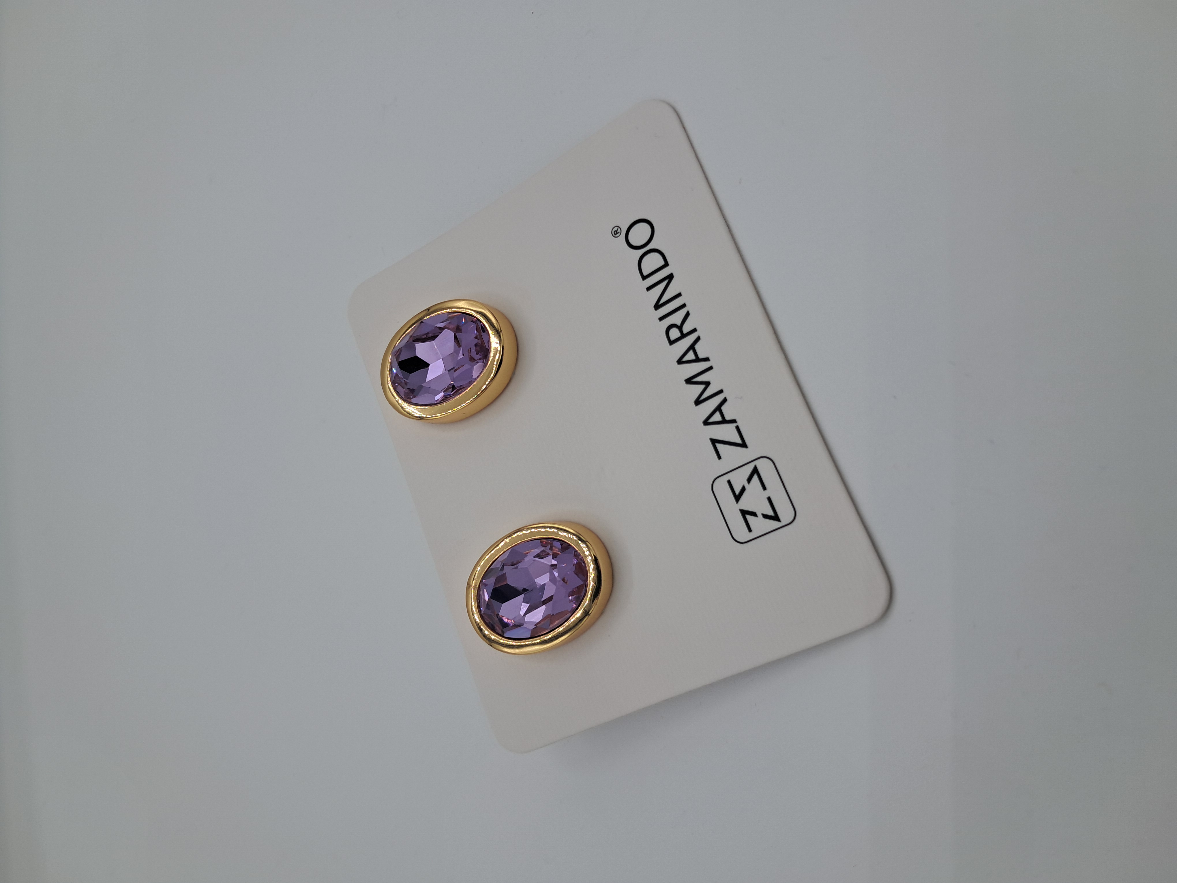 PENDIENTES (ZAMARINDO) DORADOS (LAVANDA) ref.15170