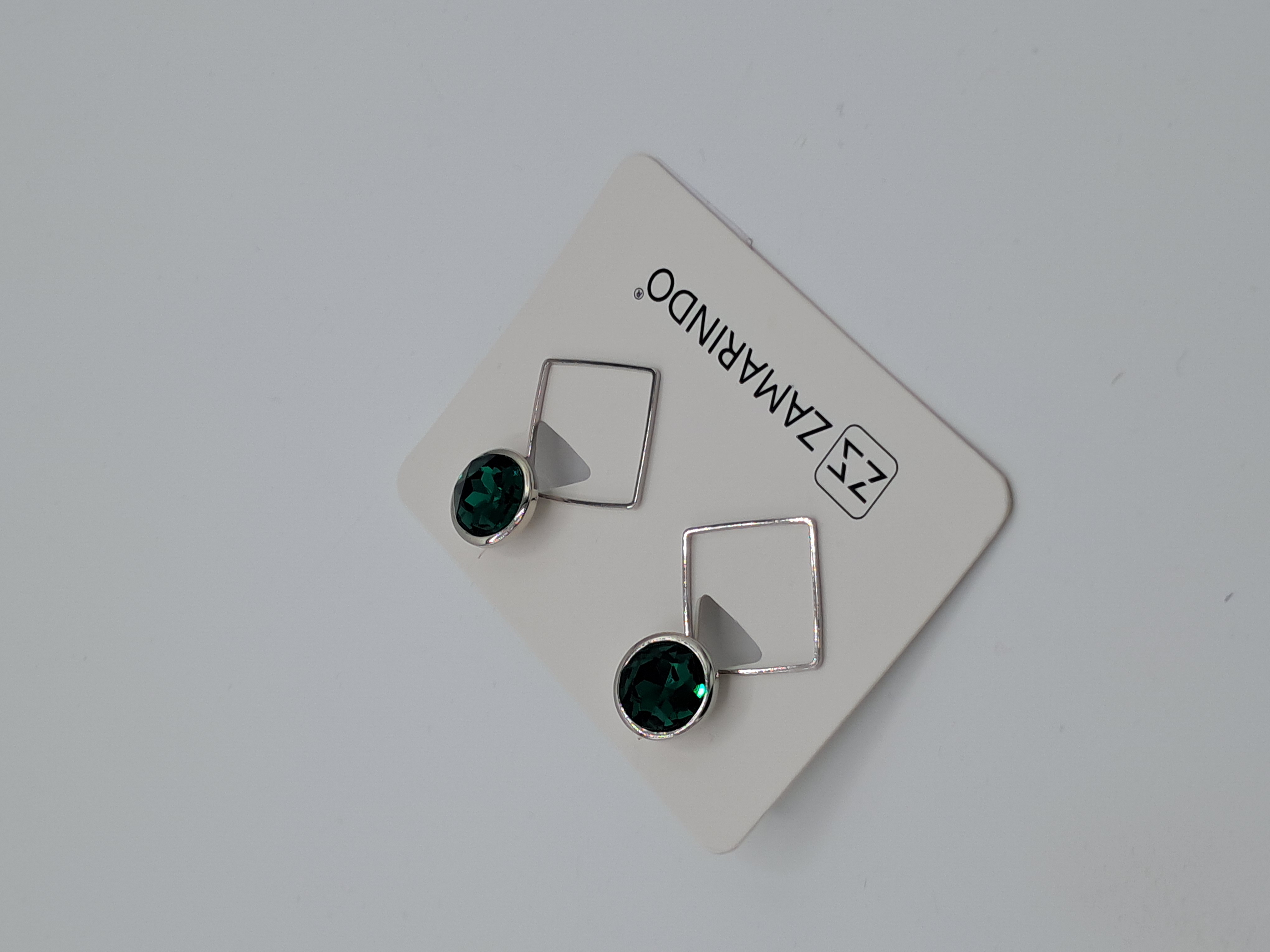 PENDIENTES (ZAMARINDO) VERDES (EARRINGS) ref.15216