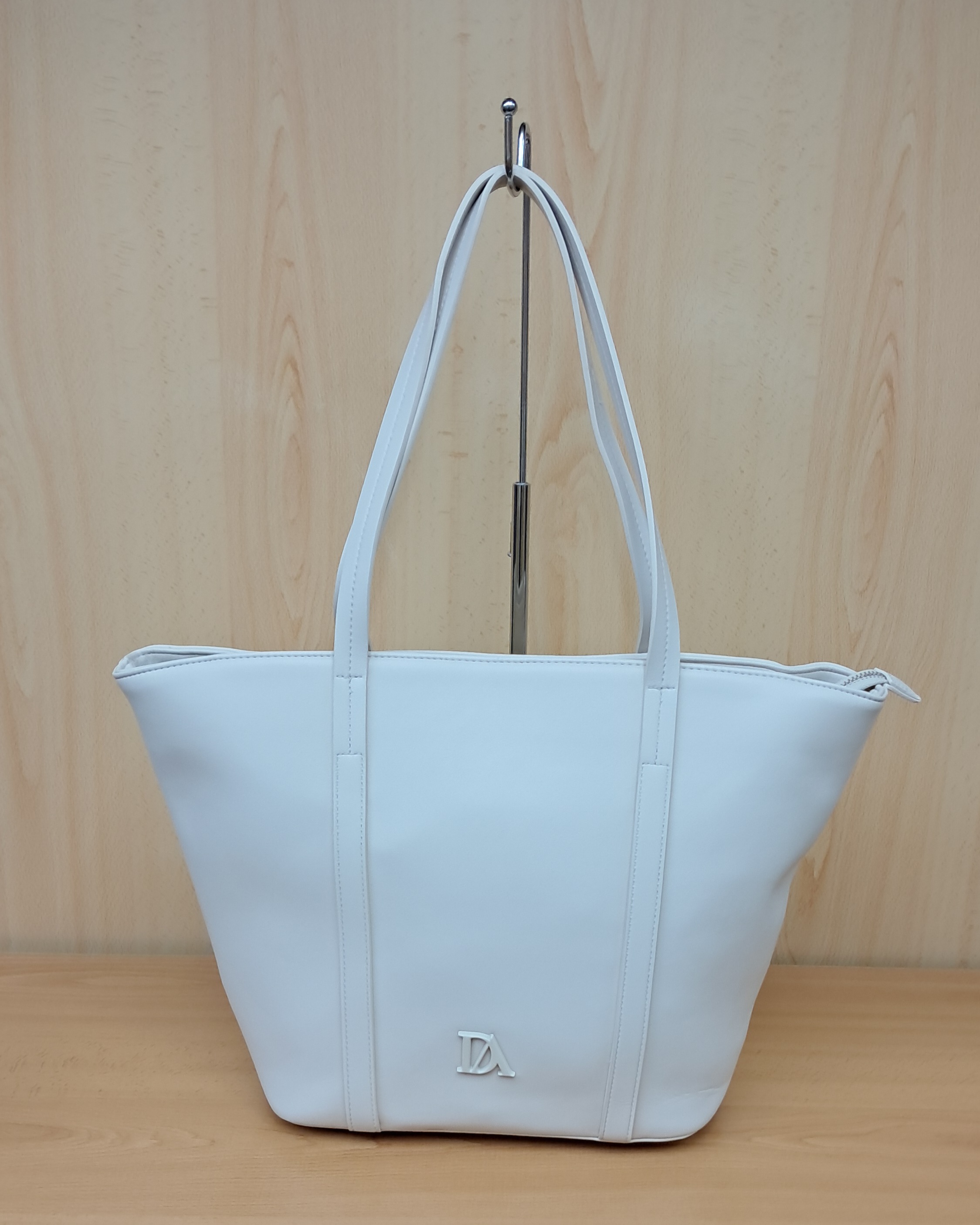 BOLSO SHOPPER (DON ALGODÓN) BLANCO ROTO (SATCHEL) ref.15231