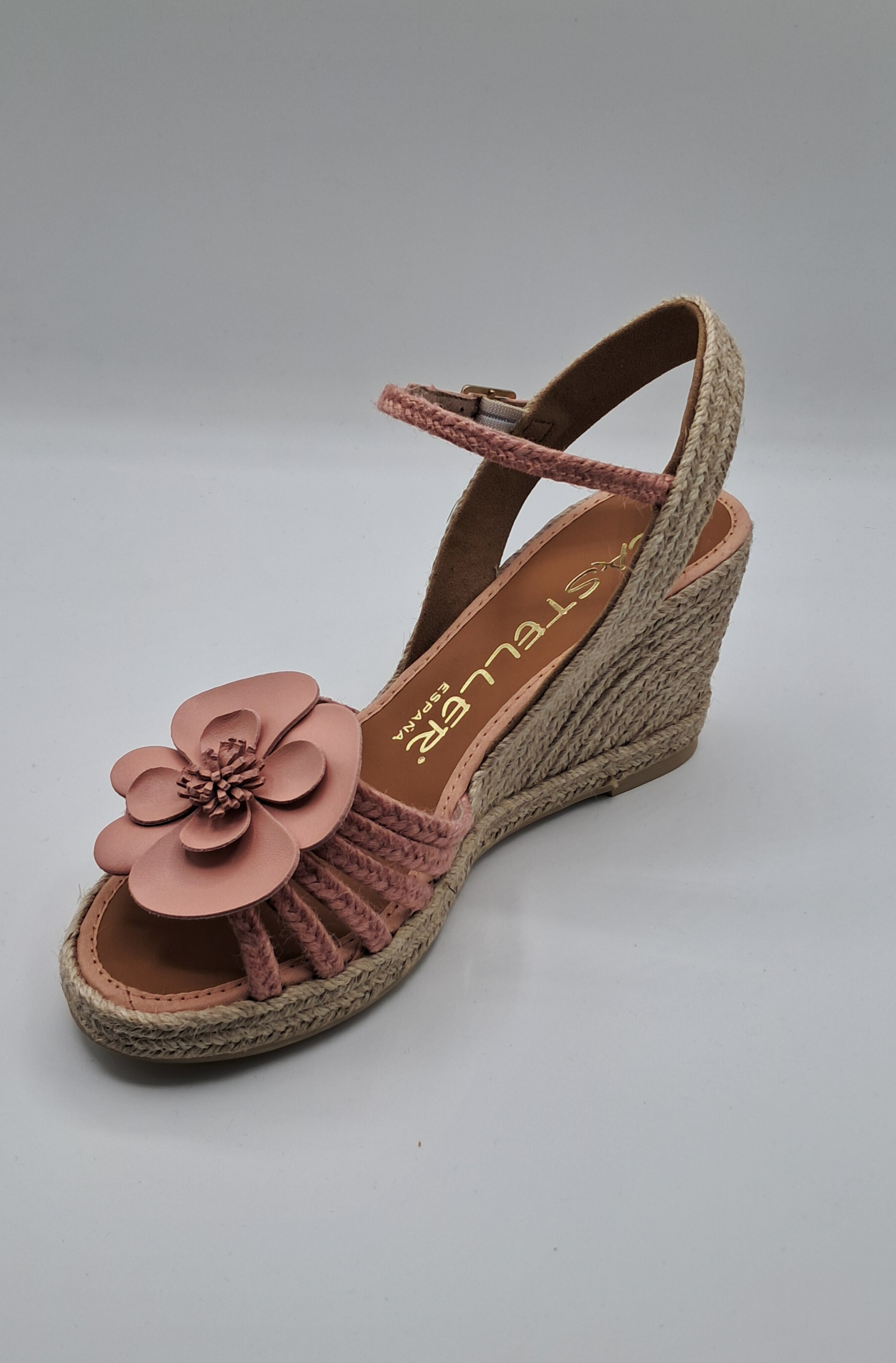 ESPARTEÑAS (CASTELLER) YUTE ROSA PALO (ESPADRILLES) ref.15239
