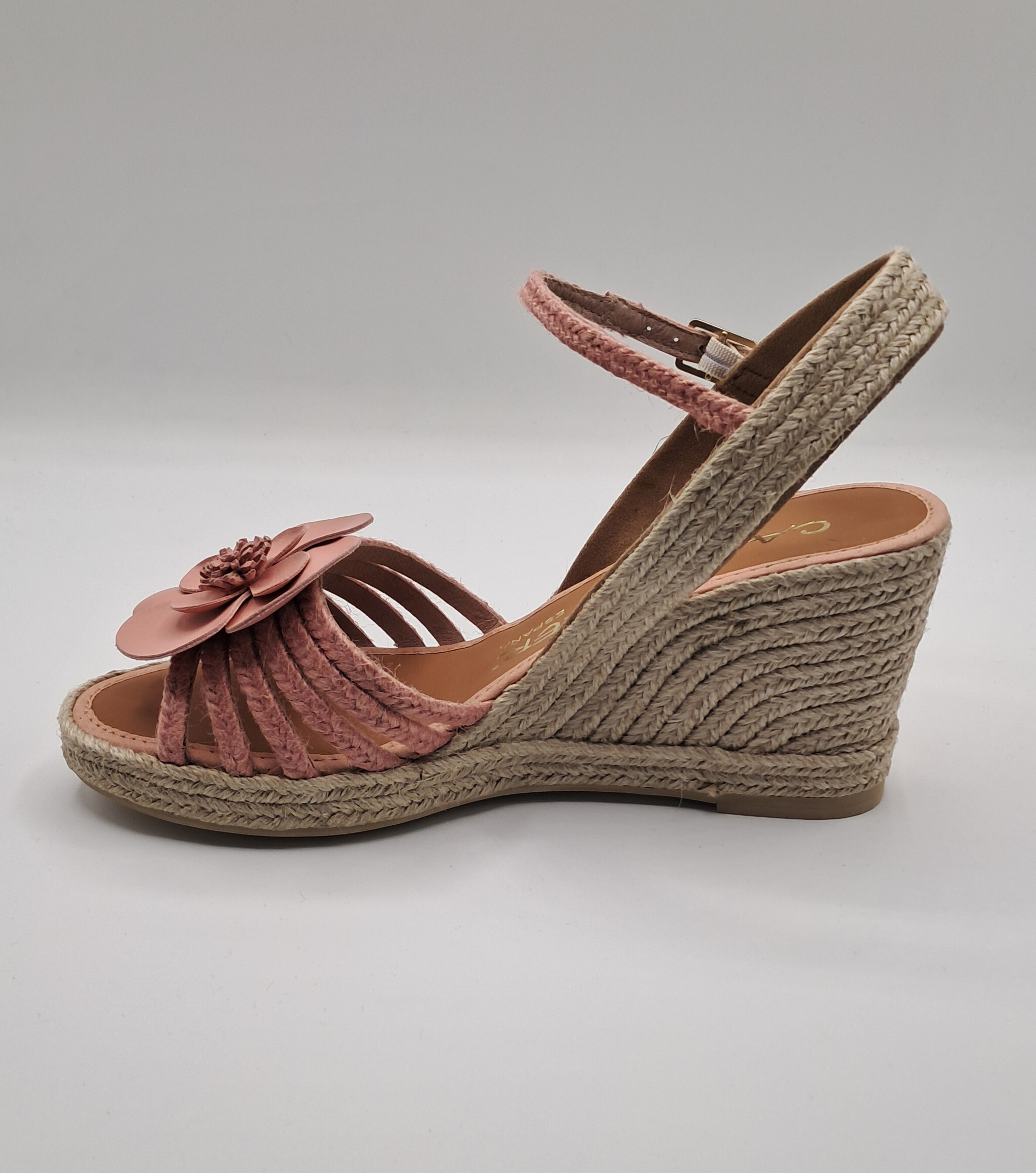 ESPARTEÑAS (CASTELLER) YUTE ROSA PALO (ESPADRILLES) ref.15239
