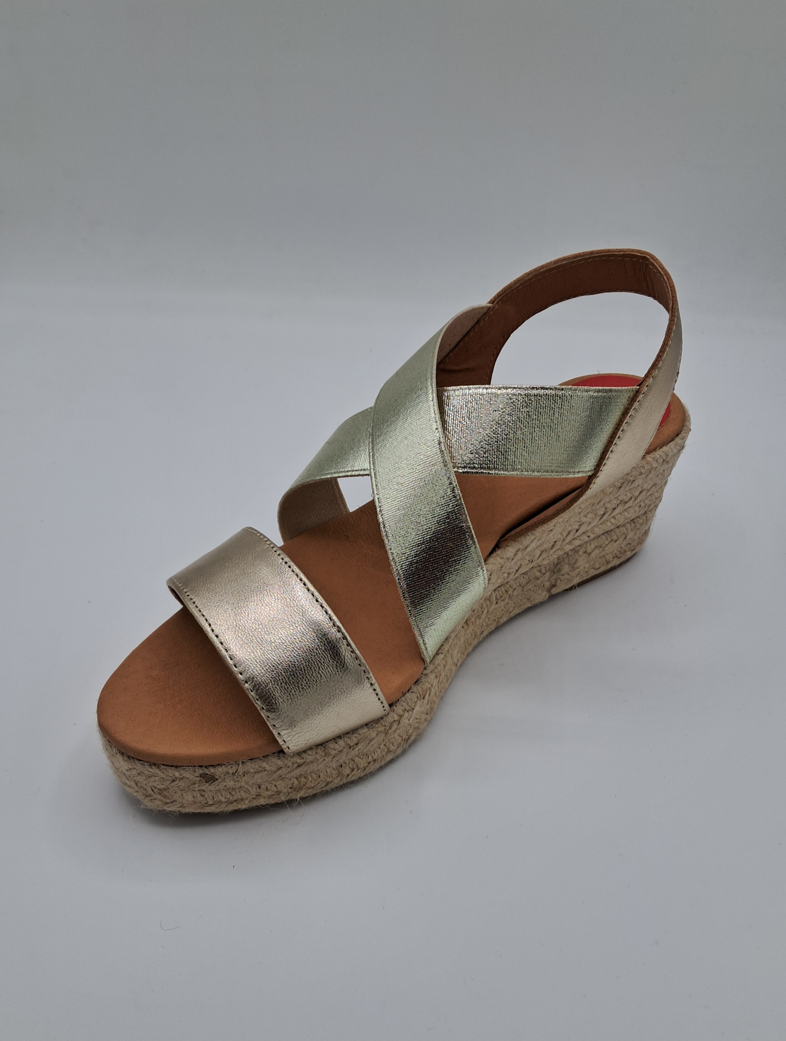 ESPARTEÑAS (MARIA VICTORIA) DORADAS (ESPADRILLES) ref.15241