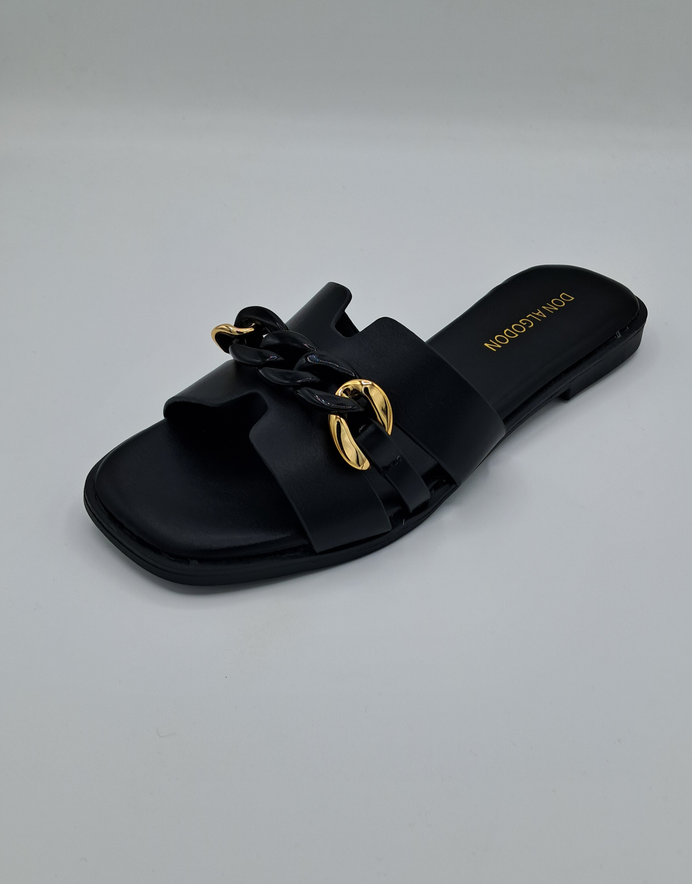 SANDALIAS (DON ALGODÓN) NEGRAS (SANDALS) ref.15243