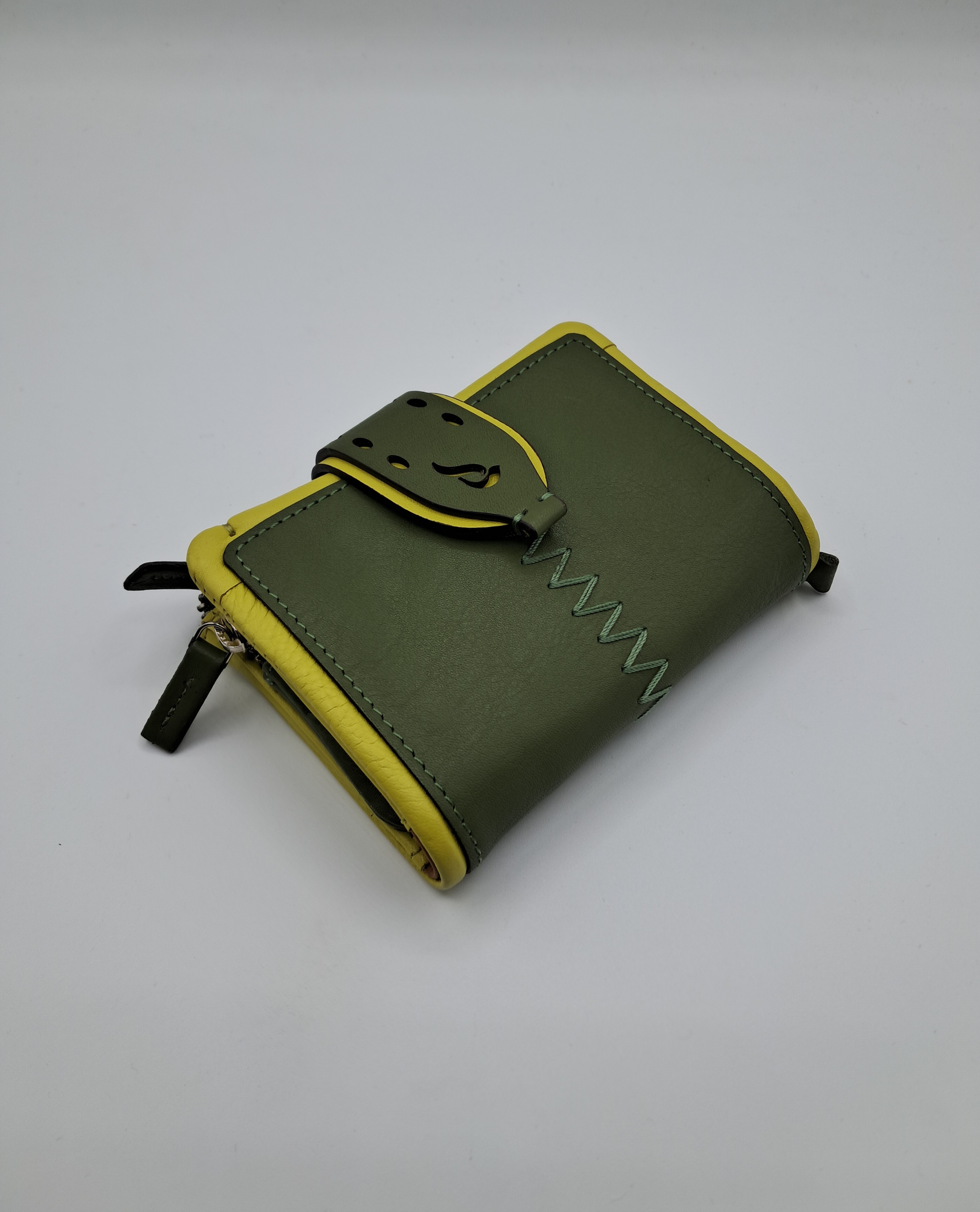 CARTERA DE MUJER (ABBACINO) VERDE (SMALL WALLET) ref.15266
