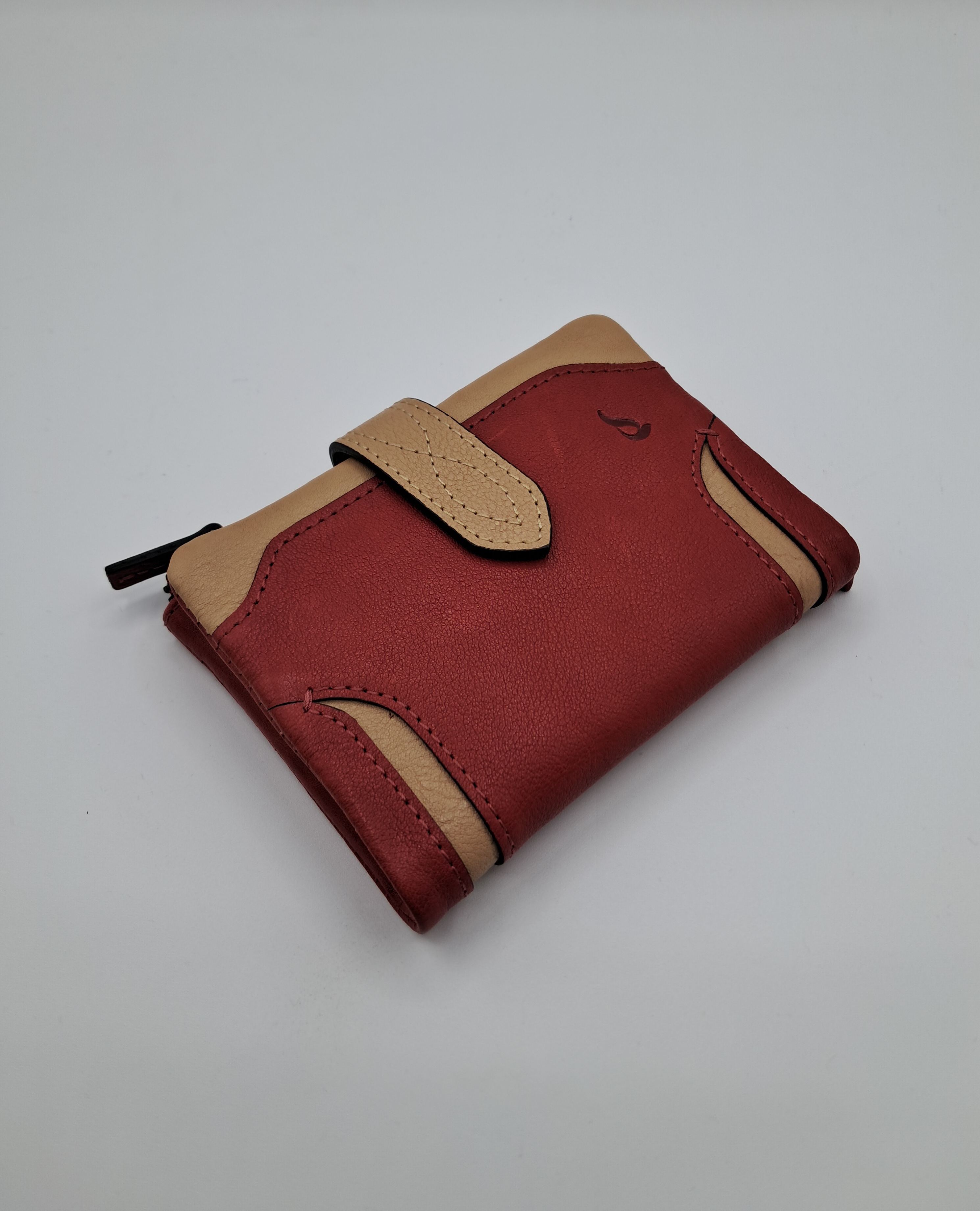 CARTERA DE MUJER (ABBACINO) ROJA (SMALL WALLET) ref.15268