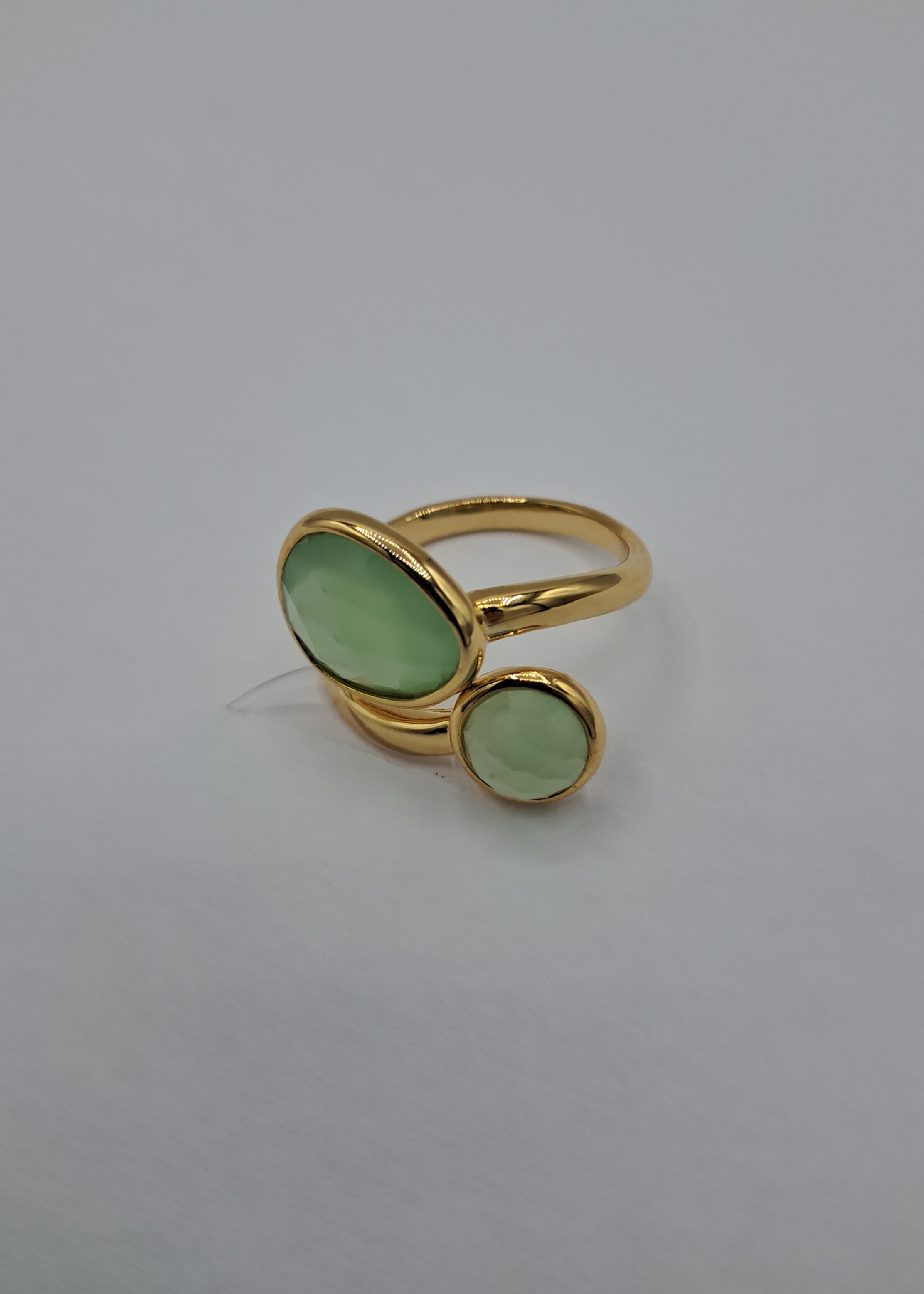ANILLO (BILYFER) DORADO/VERDE (RING) ref.15275