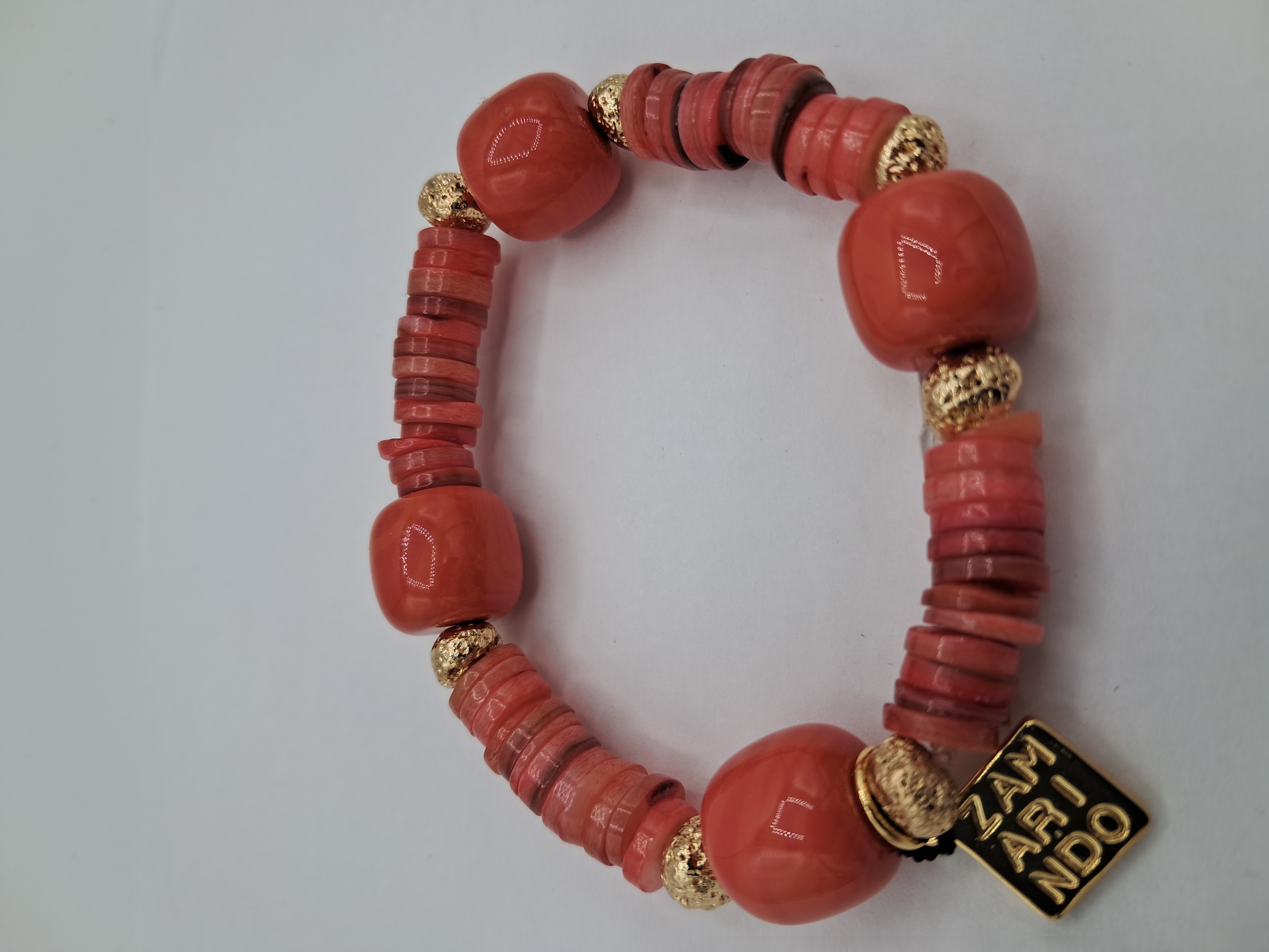 PULSERA (ZAMARINDO) CORAL (BRACELET) Ref.15308