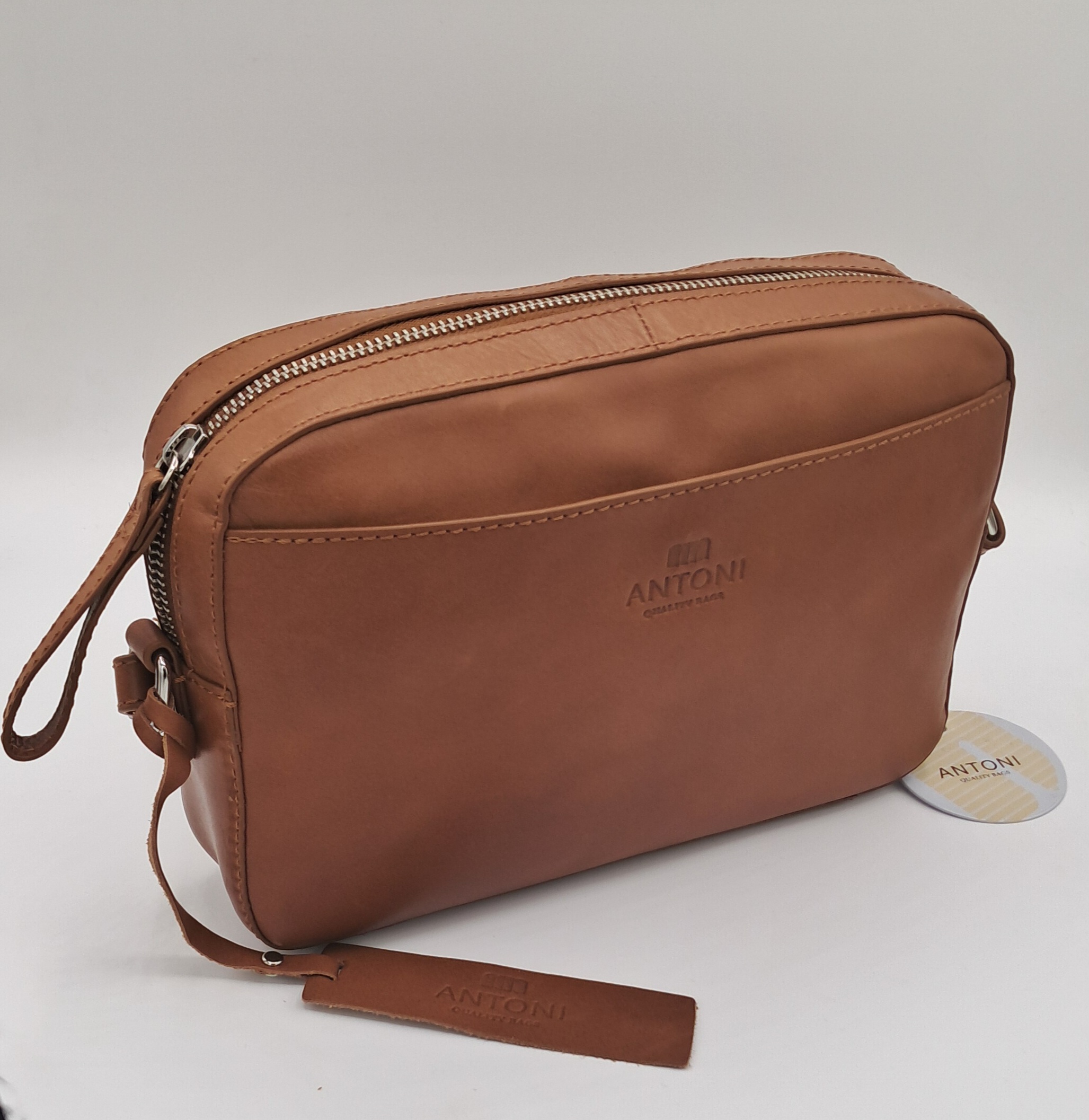 BOLSO DE HOMBRO (ANTONI) PIEL (MARRÓN) Ref.15414