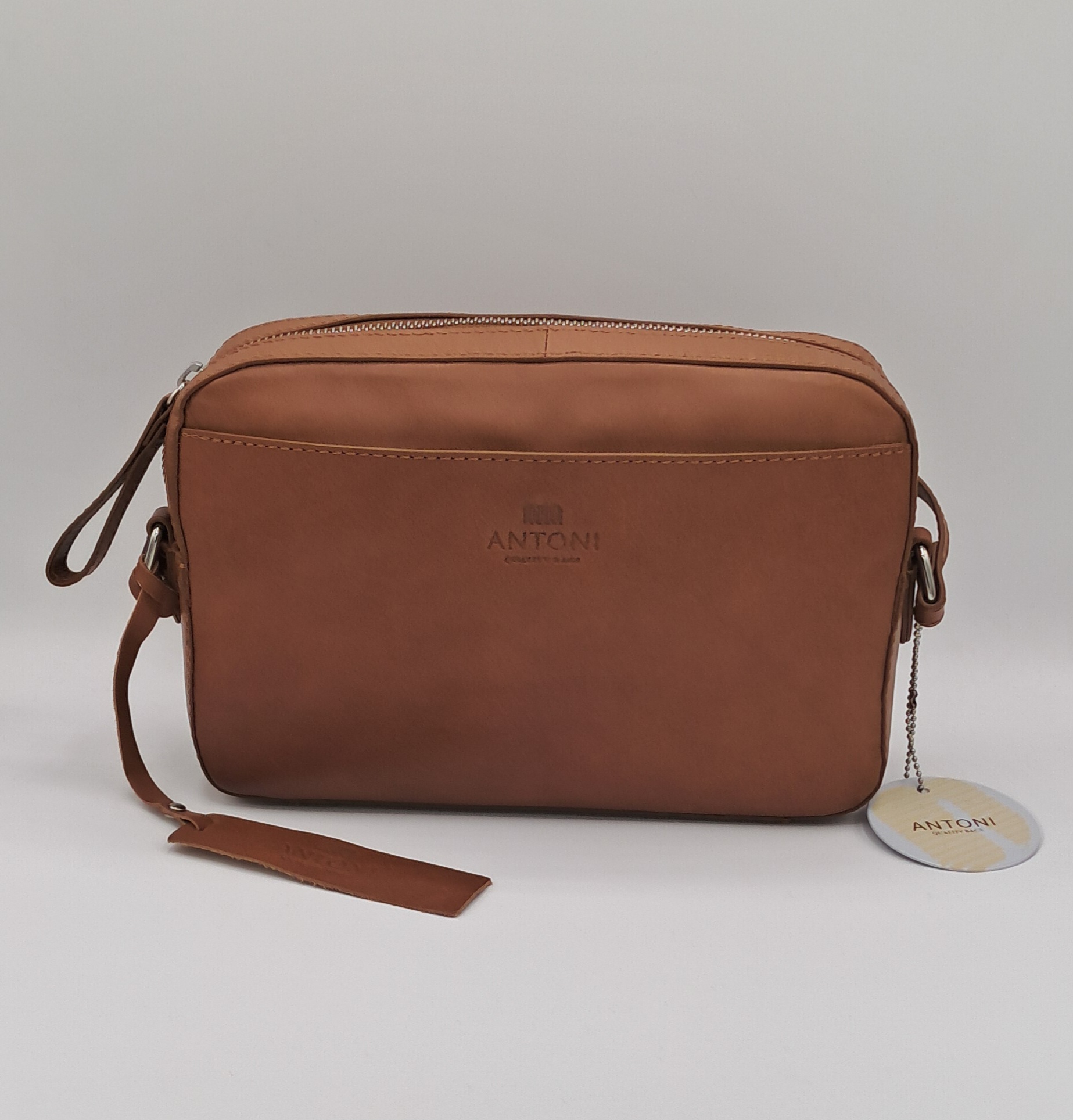 BOLSO DE HOMBRO (ANTONI) PIEL (MARRÓN) Ref.15414