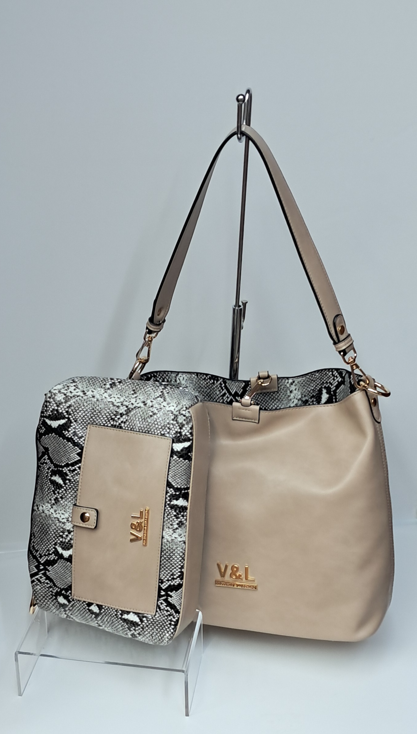 BOLSO DE HOMBRO & CLUTCH (VICTORIO & LUCCHINO) Ref. 15946