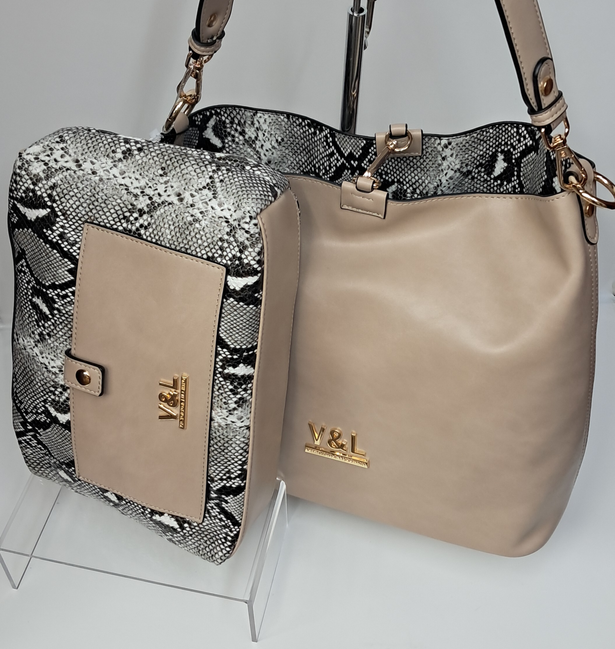 BOLSO DE HOMBRO & CLUTCH (VICTORIO & LUCCHINO) Ref. 15946