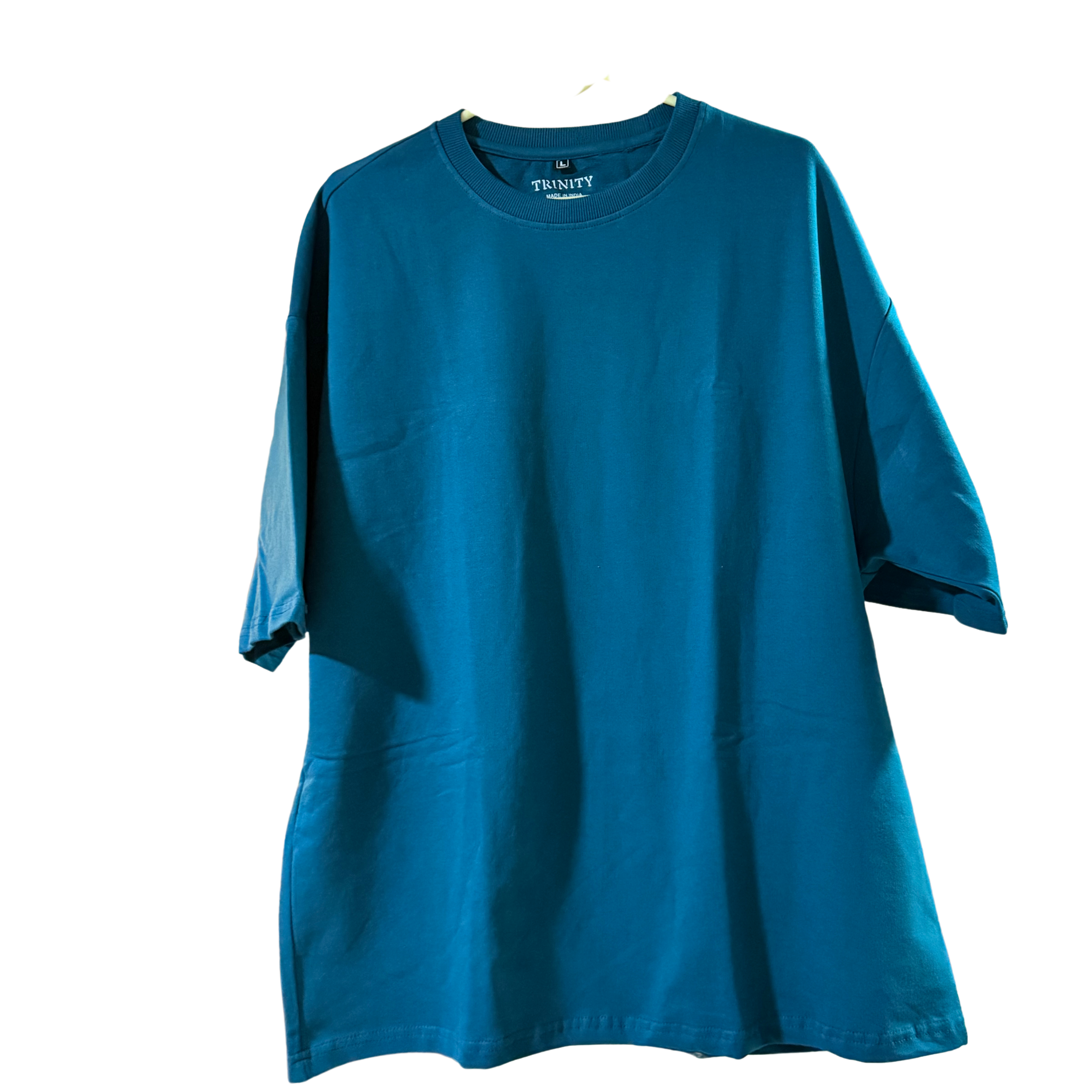Trinity Crystal Teal Oversized T-Shirt.