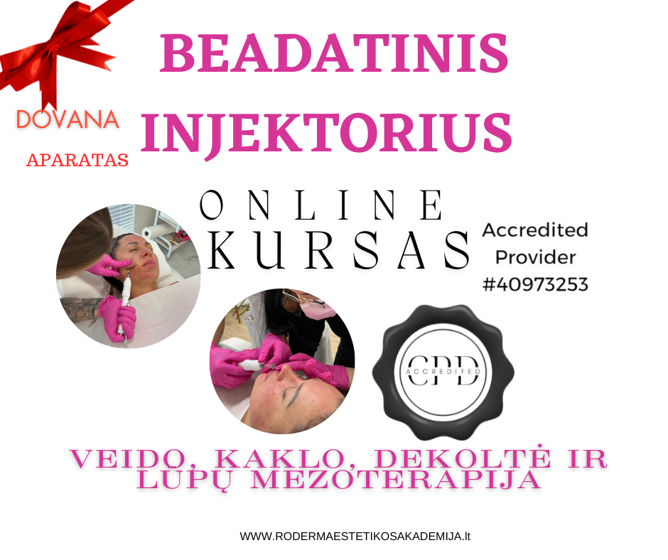 Lūpų drėkinimas, veido, kaklo ir dekoltė mezoterapija