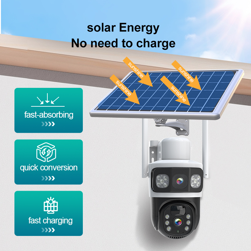 10X Zoom 4G Solar Powered 6MP