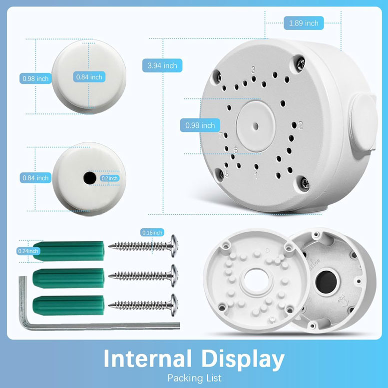 Base Junction Box for CCTV Cameras