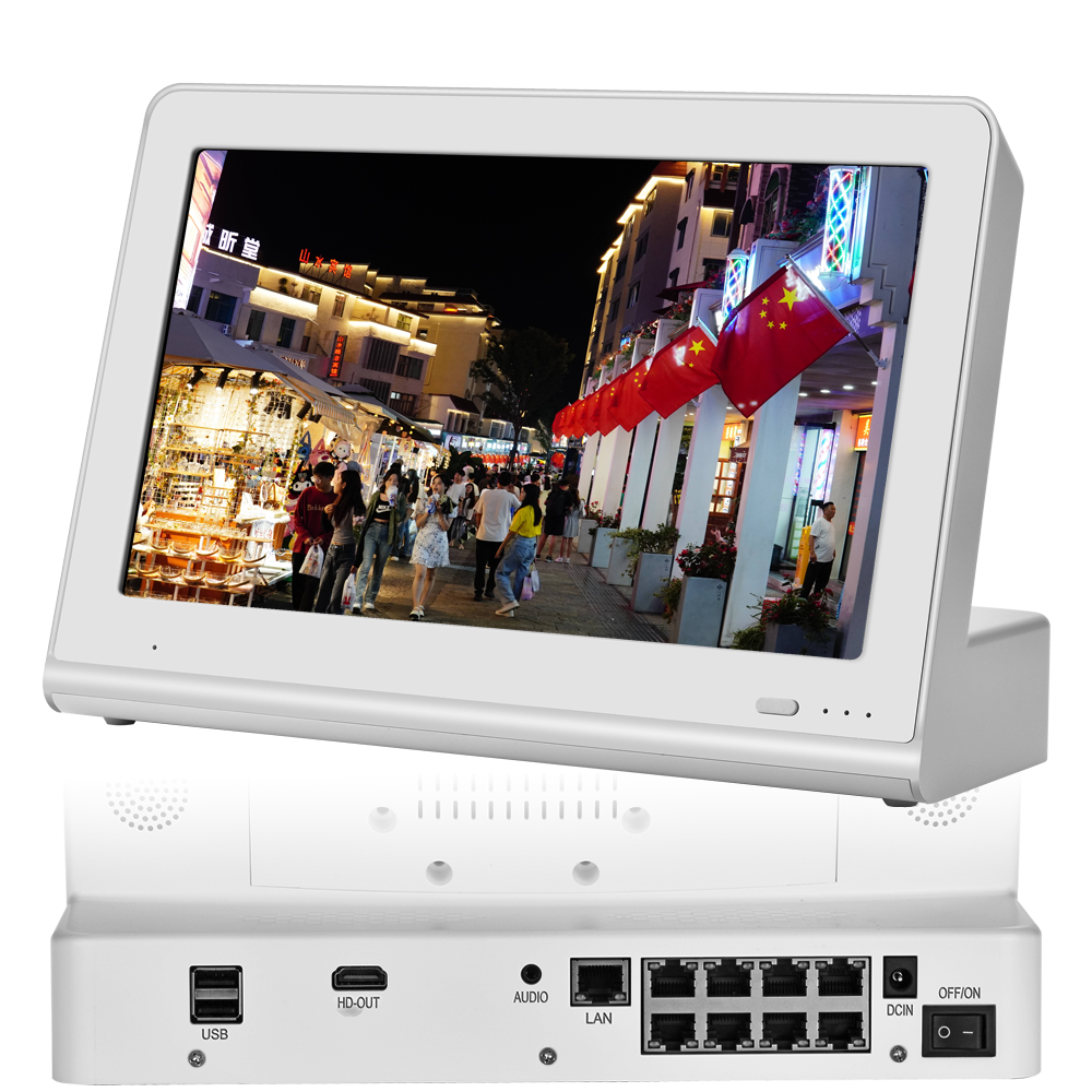 4CH/8CH POE NVR WITH MONITOR