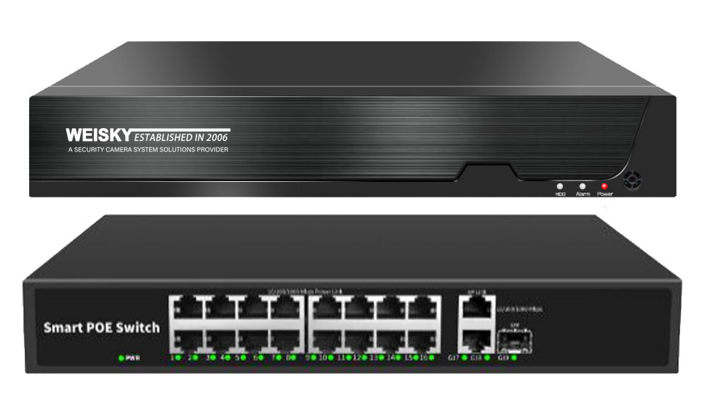 4CH/8CH/16/24 POE NVR WITH HDMI OUTPUT