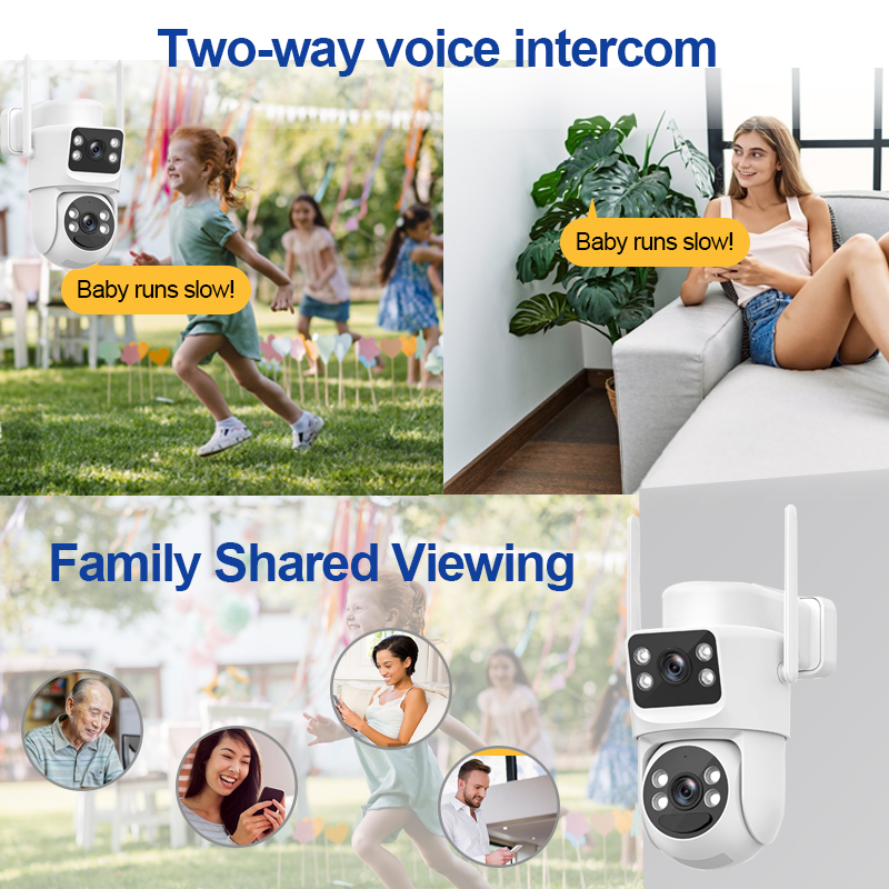 4G Solar Panel - Powered IP Camera with PIR and 1 HD Lens