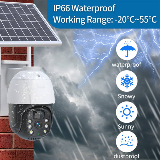 4G Solar - Powered IP Camera Equipped