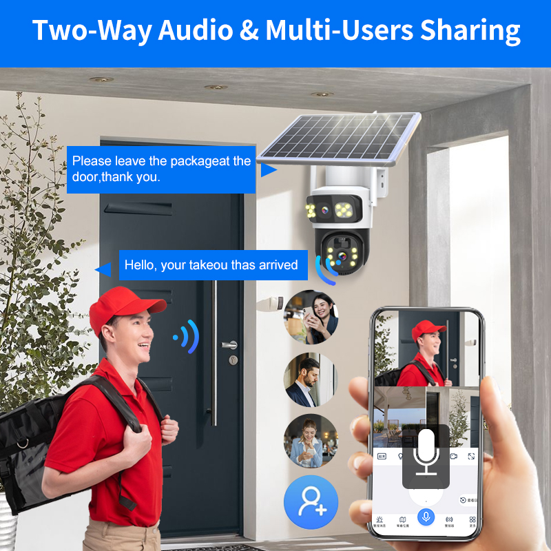 4G Solar Europe Edition - Powered IP Camera
