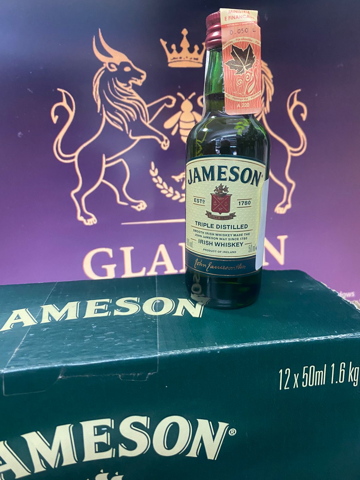 Jameson Irish Whiskey miniatur