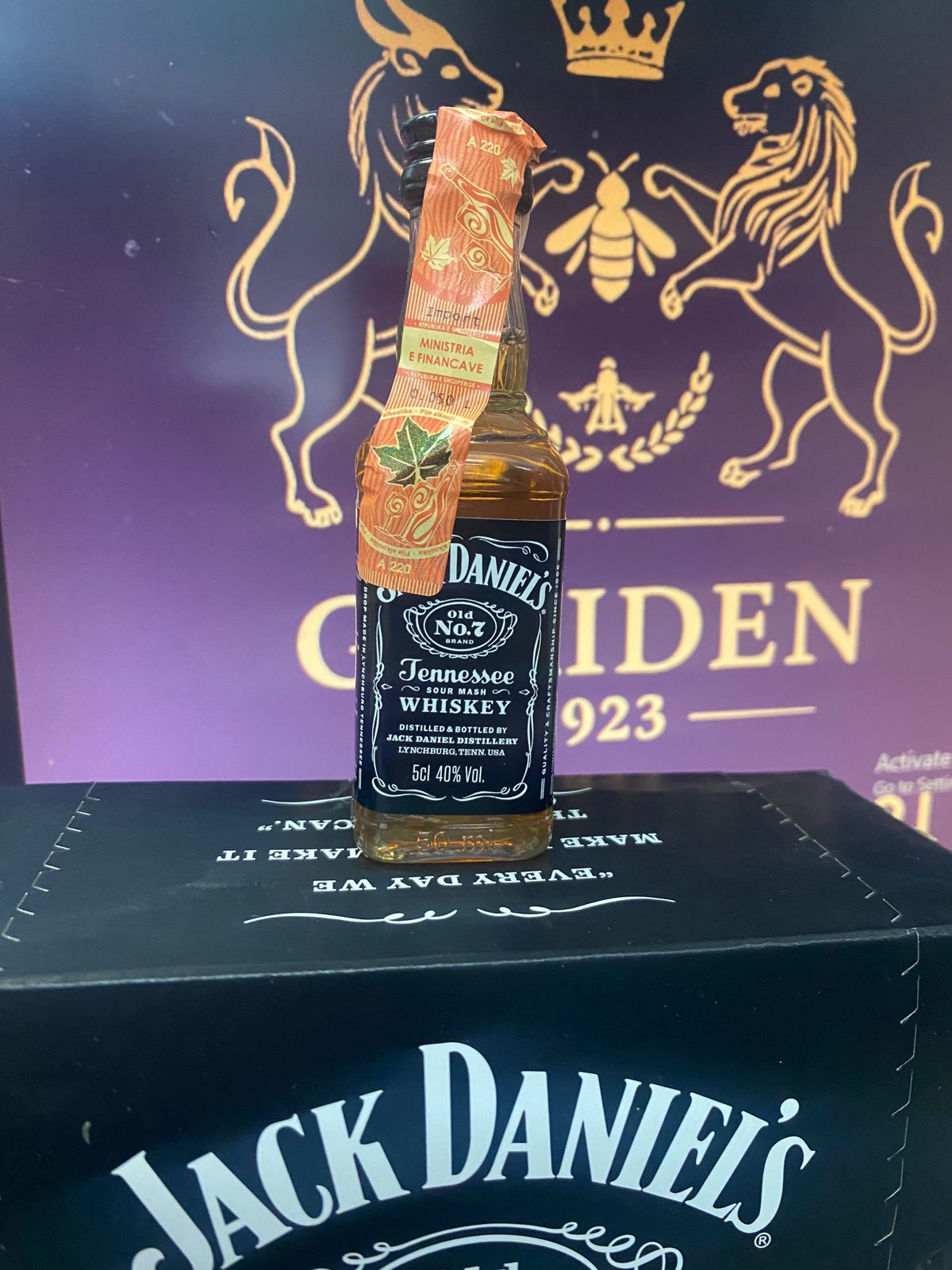 Jack Daniel's Tennessee Whiskey miniatur