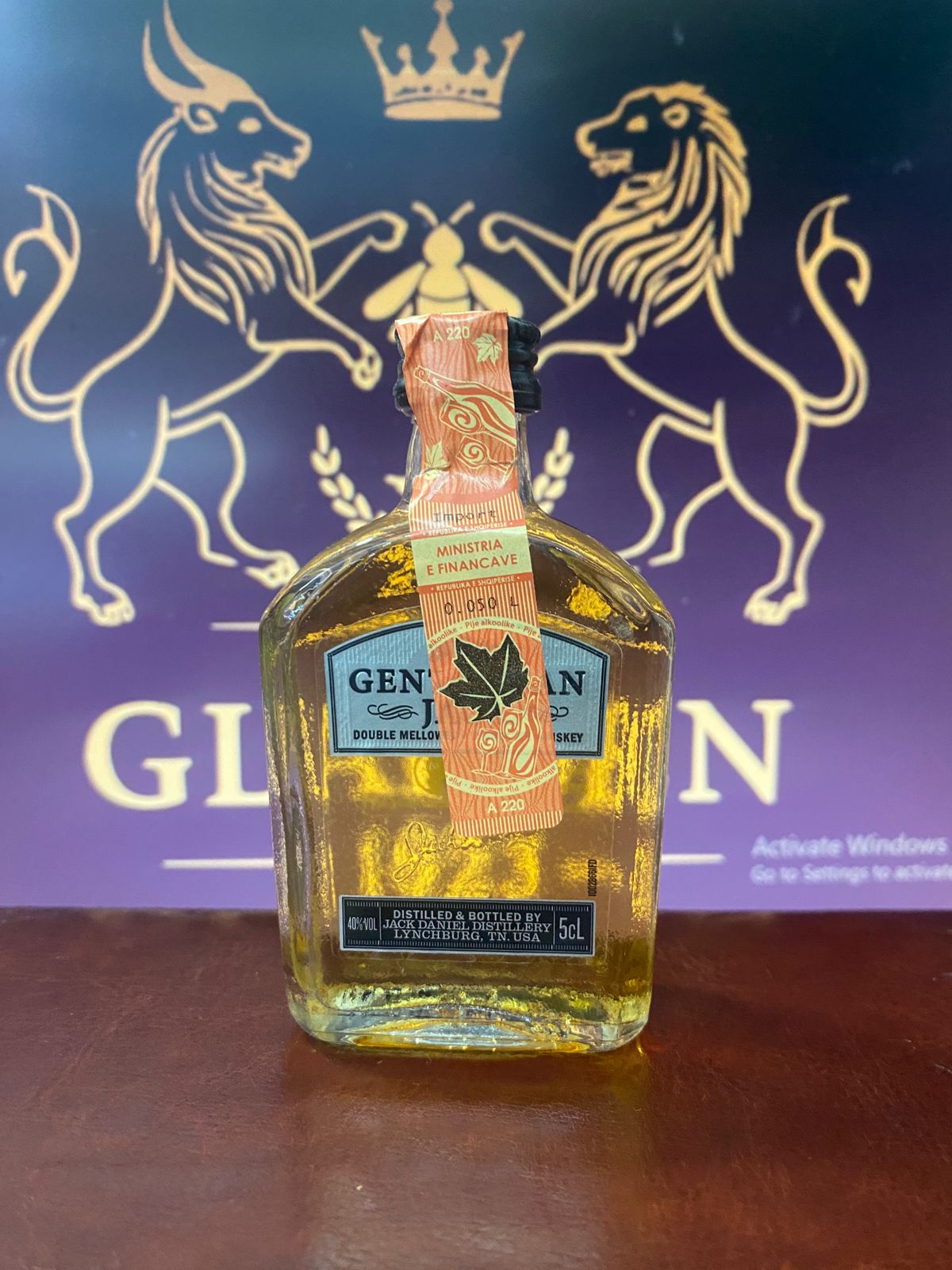 Gentleman Double Mellowed Whiskey miniatur