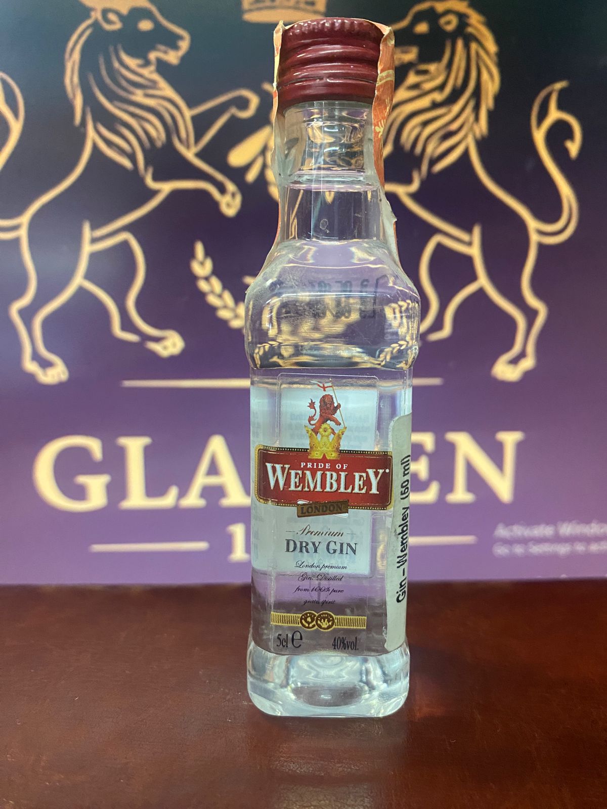 Wembley Dry Gin miniatur
