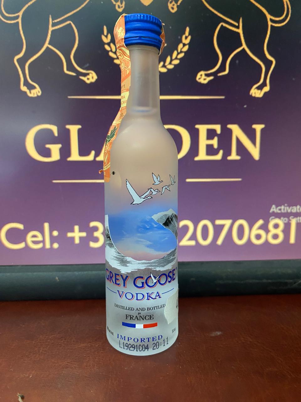 Grey Goose Vodka miniatur