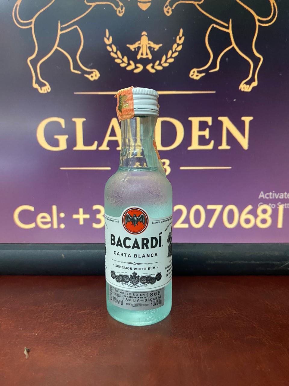 Bacardi Carta Blanca miniatur