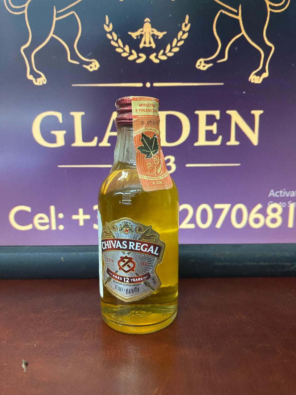 Chivas Regal 12 Year Old Whisky miniatur