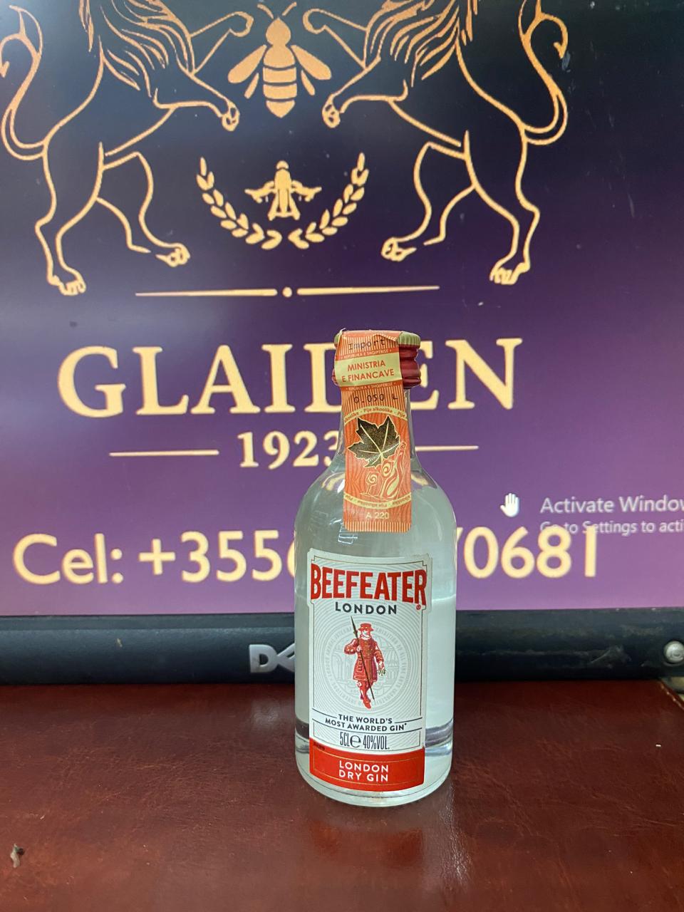 Beefeater London Dry Gin miniatur