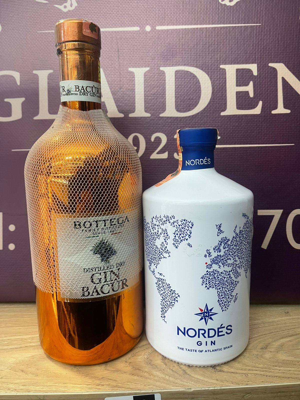 Gin Bacur and Nordés Gin