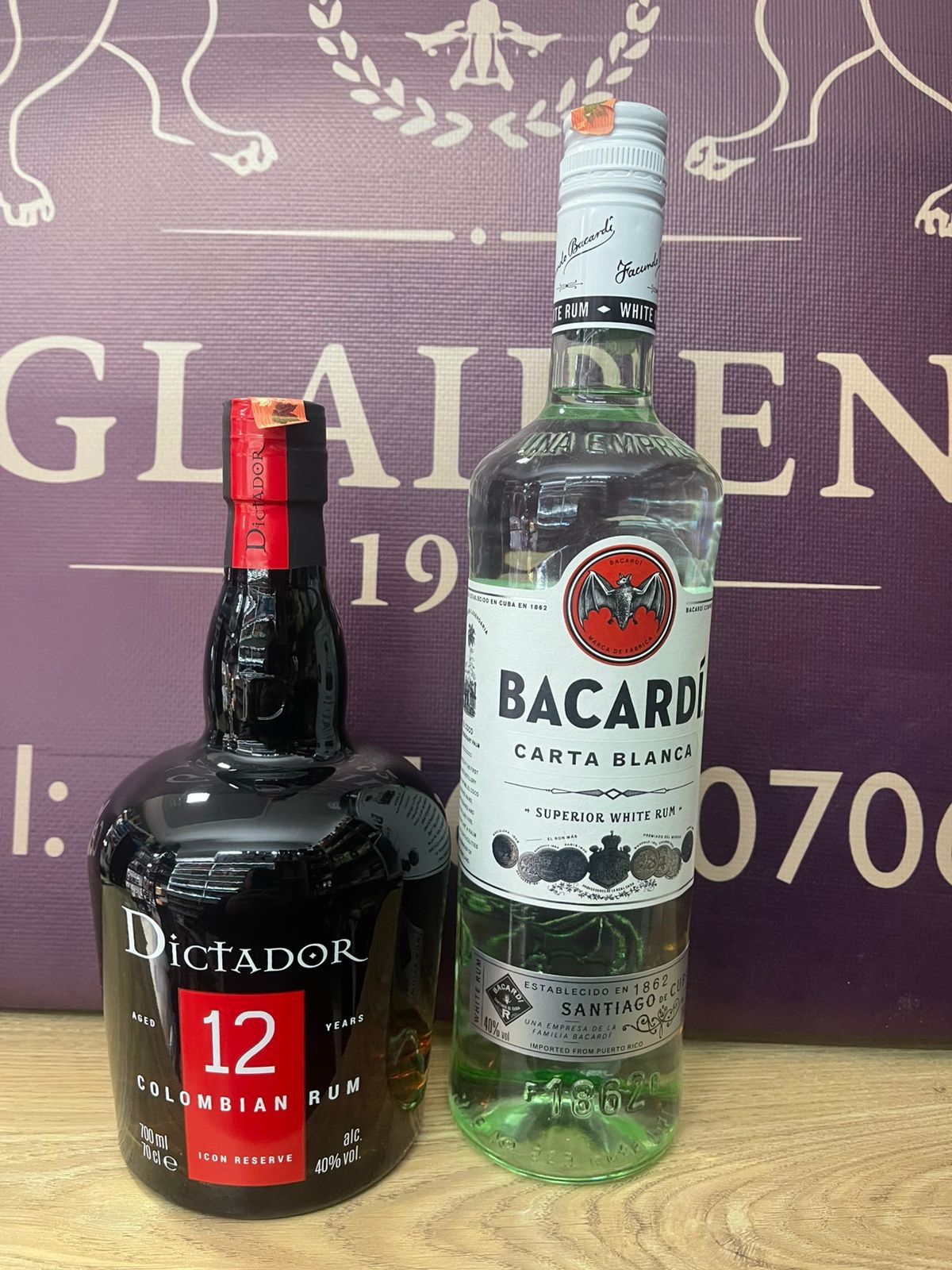 Dictador + Bacardi