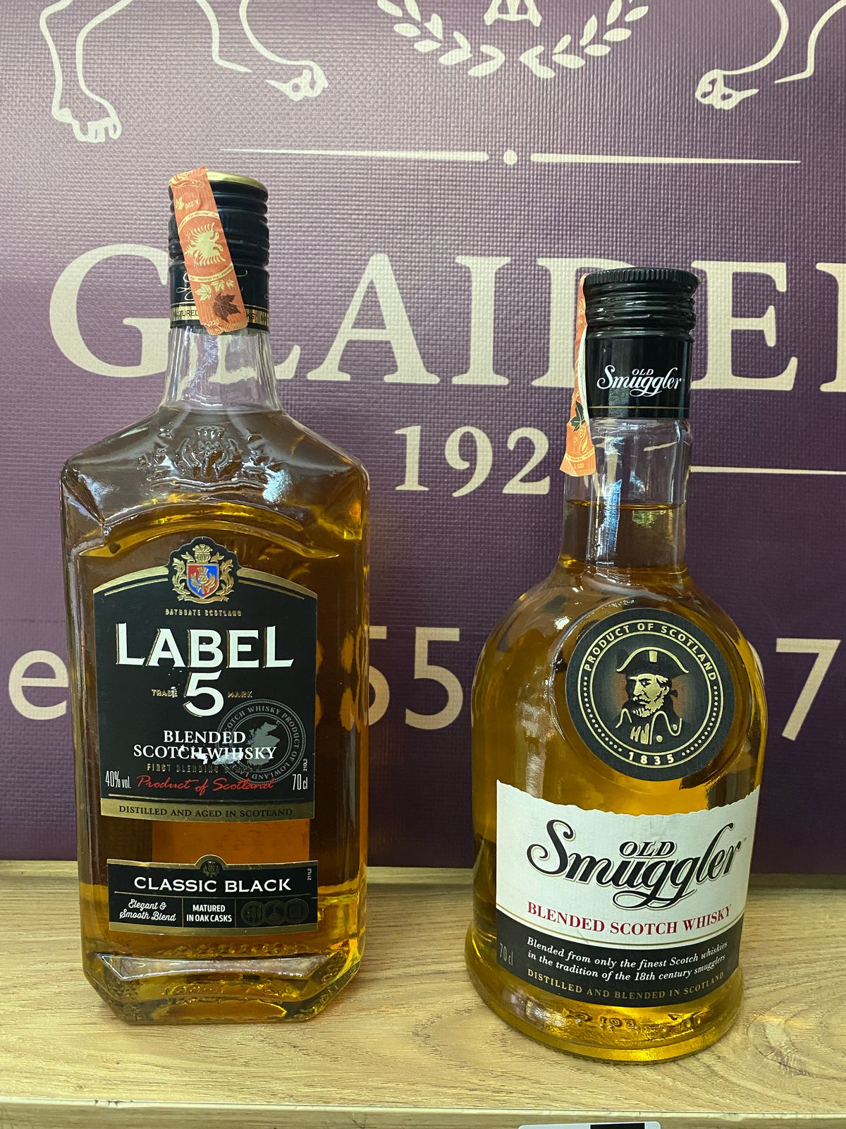 OLD Smuggler + LABEL 5
