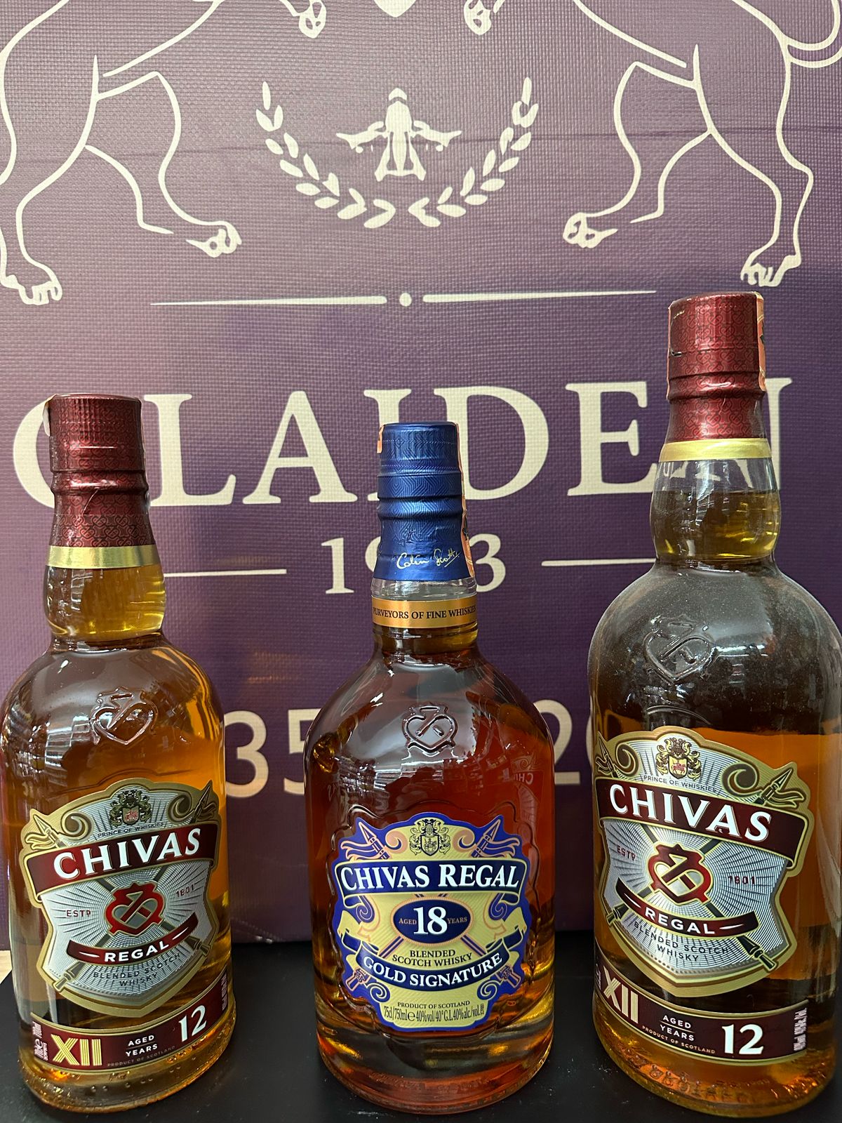 CHIVAS 12 0.7 + CHIVAS 12 1L+CHIVAS 18 0.7