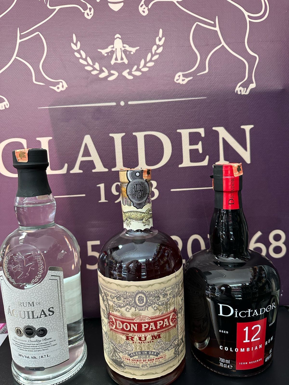 DON PAPA+DICTADOR12+RUM AGILAS
