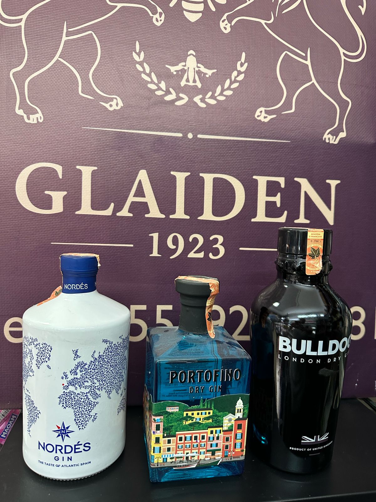 GIN NORDES+PORTOFINO+BULLDOG