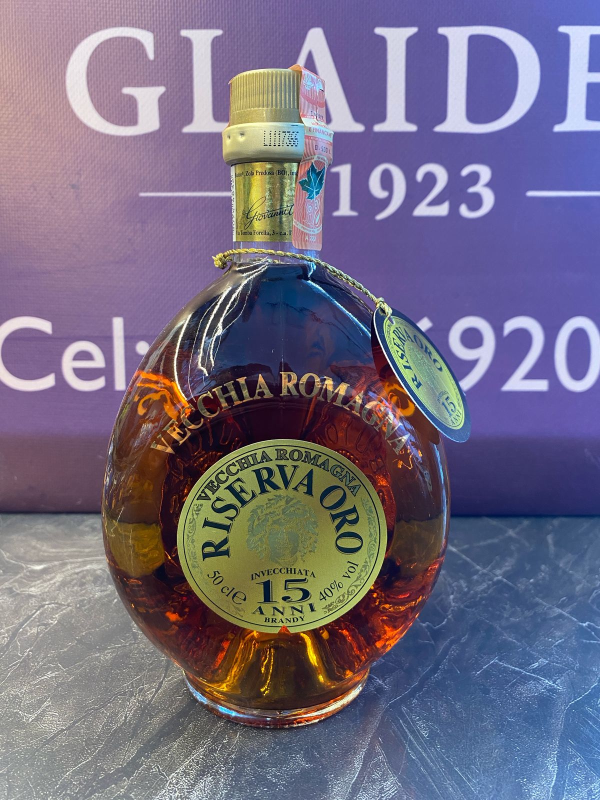 Vecchia Romagna Riserva Oro 15 Anni